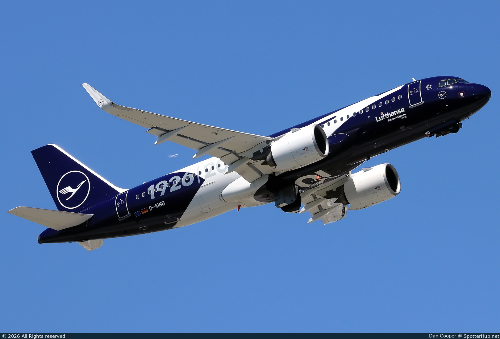 Photo of D-AIND - Airbus A320-271N operated by Lufthansa