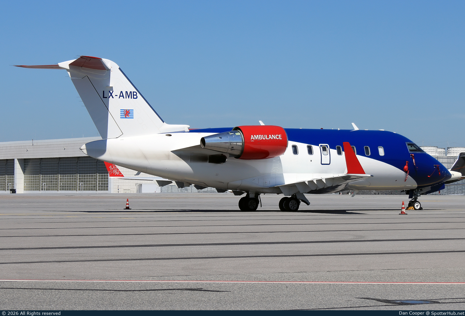 Photo of LX-AMB - Bombardier Challenger 605 operated by Luxembourg Air Ambulance