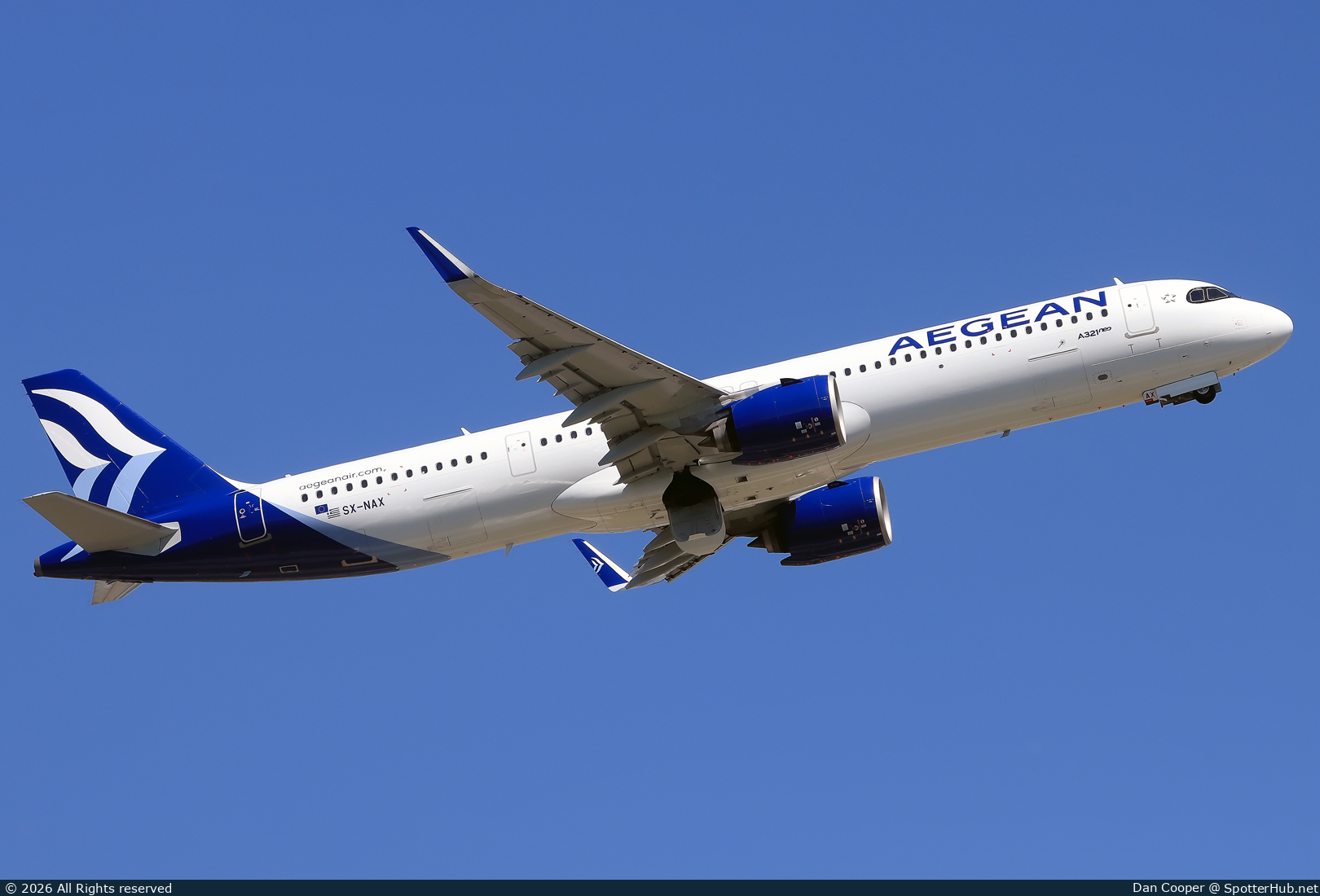 Photo of SX-NAX - Airbus A321-271NX operated by Aegean Airlines