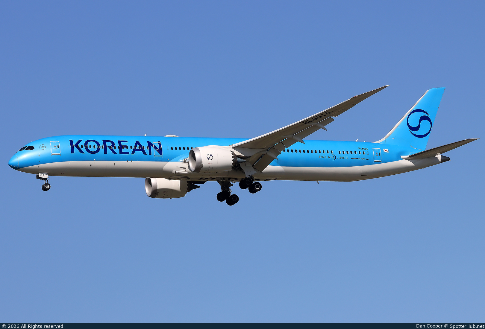 Photo of HL8515 - Boeing 787-10 Dreamliner operated by Korean Air