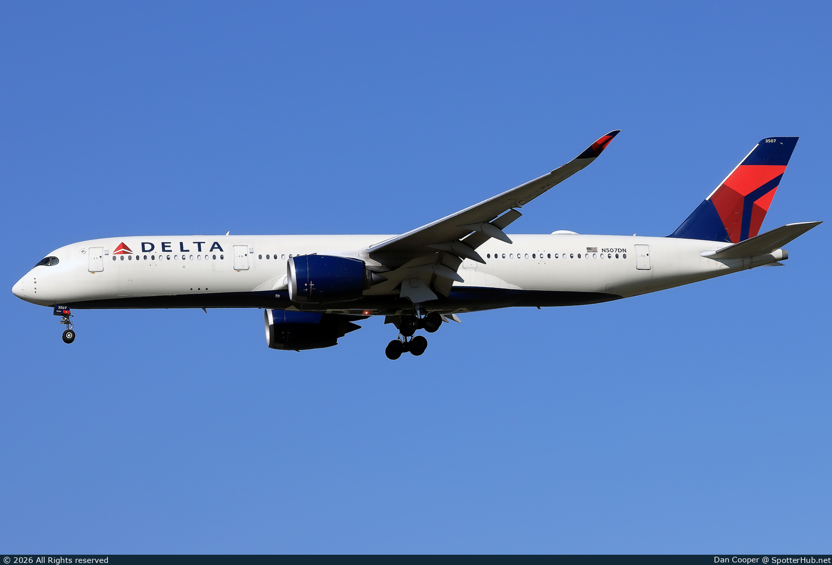 Photo of N507DN - Airbus A350-941 operated by Delta Air Lines