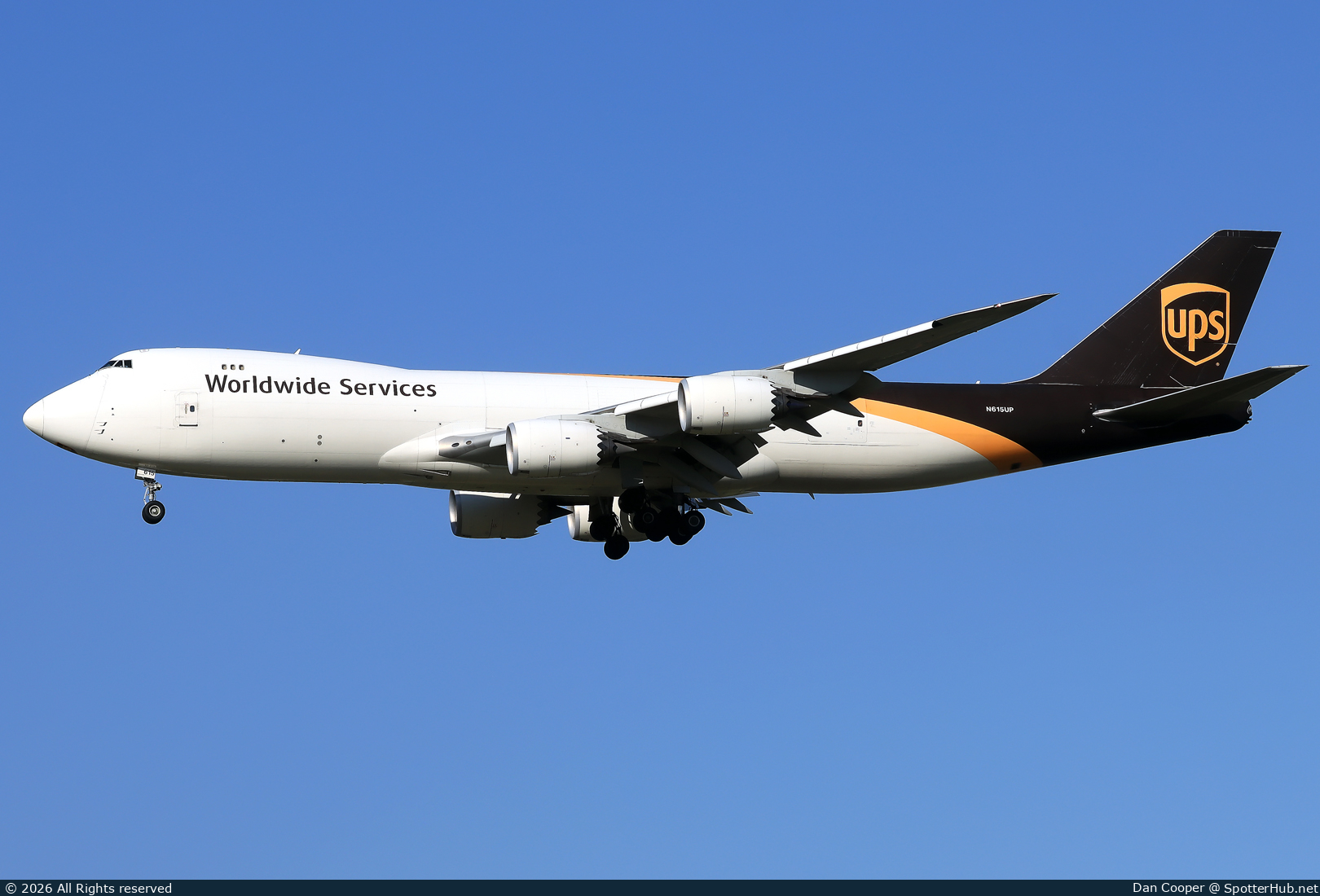 Photo of N615UP - Boeing 747-84AF operated by UPS United Parcel Service