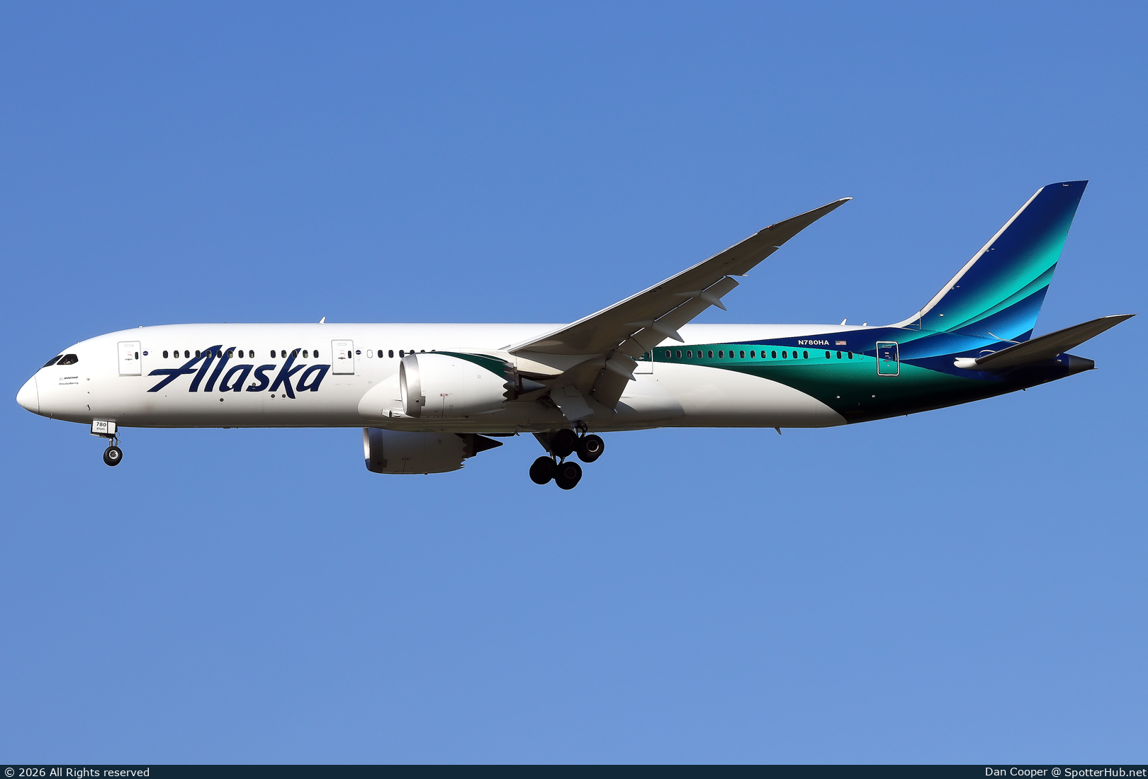 Photo of N780HA - Boeing 787-9 Dreamliner operated by Alaska Airlines