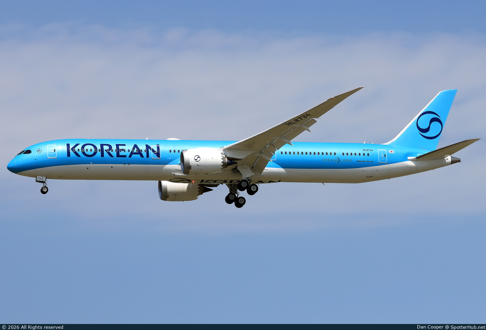 Photo of HL8734 - Boeing 787-10 Dreamliner operated by Korean Air