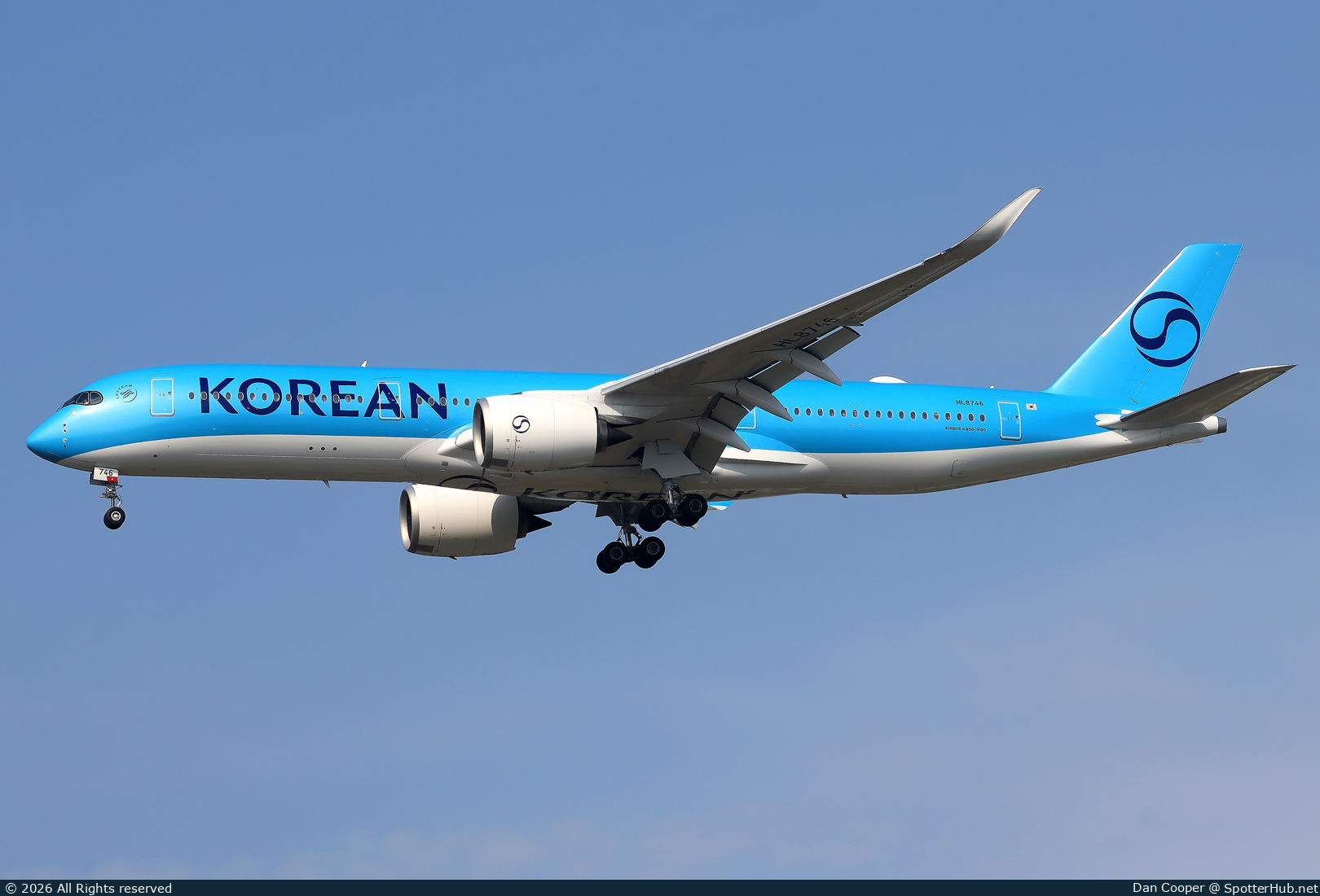Photo of HL8746 - Airbus A350-941 operated by Korean Air