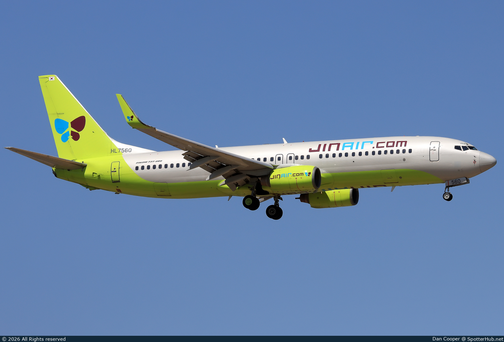 Photo of HL7560 - Boeing 737-8B5 operated by Jin Air