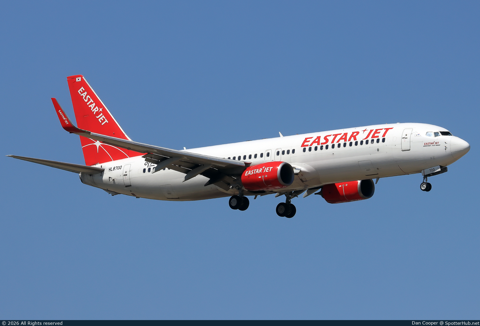 Photo of HL8700 - Boeing 737-8SH operated by Eastar Jet