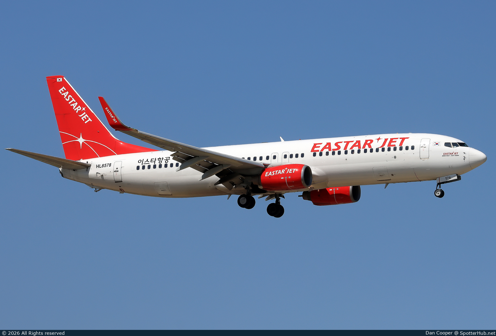 Photo of HL8578 - Boeing 737-8EH operated by Eastar Jet