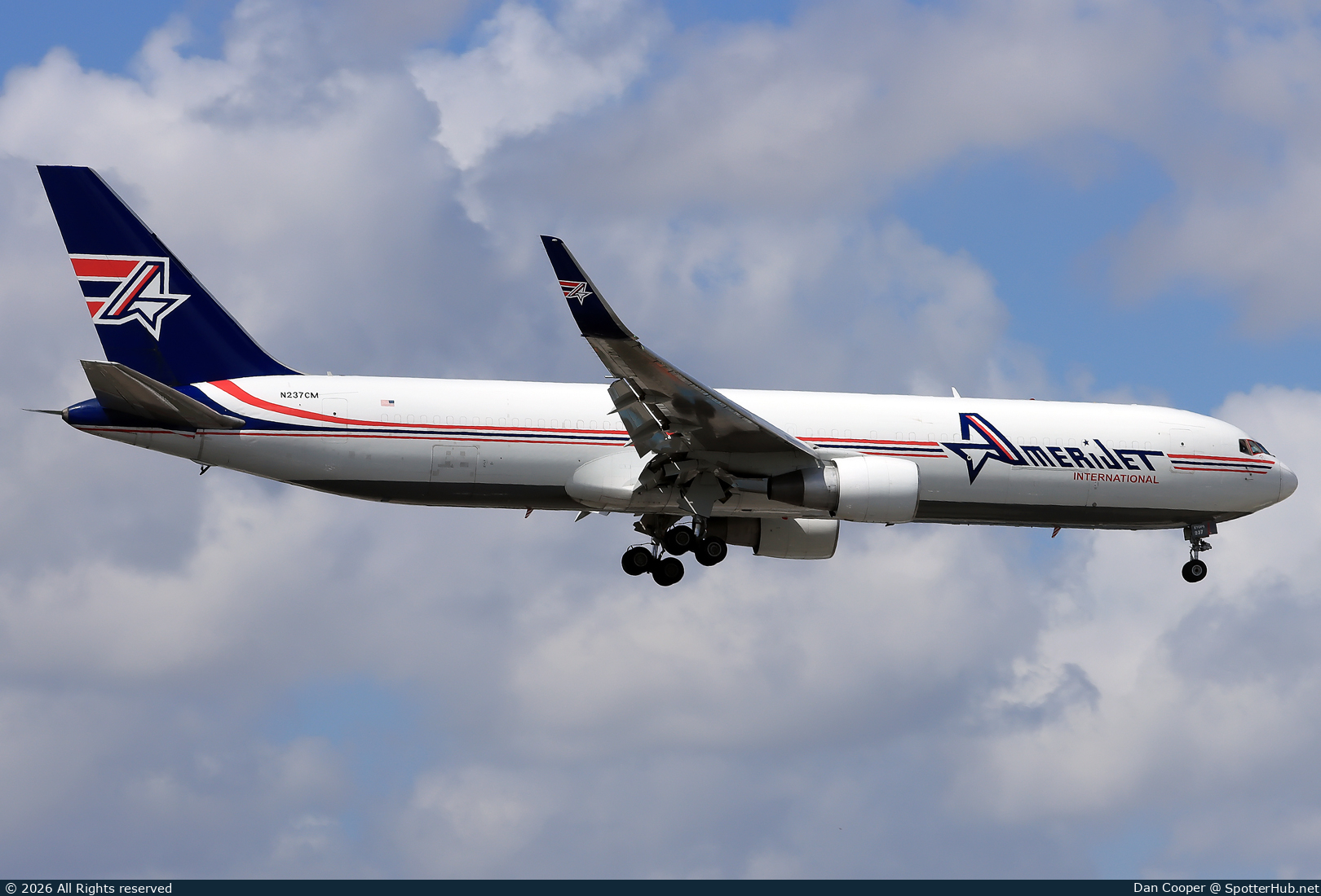Photo of N237CM - Boeing 767-333(ER)(BCF) operated by Amerijet International Airlines
