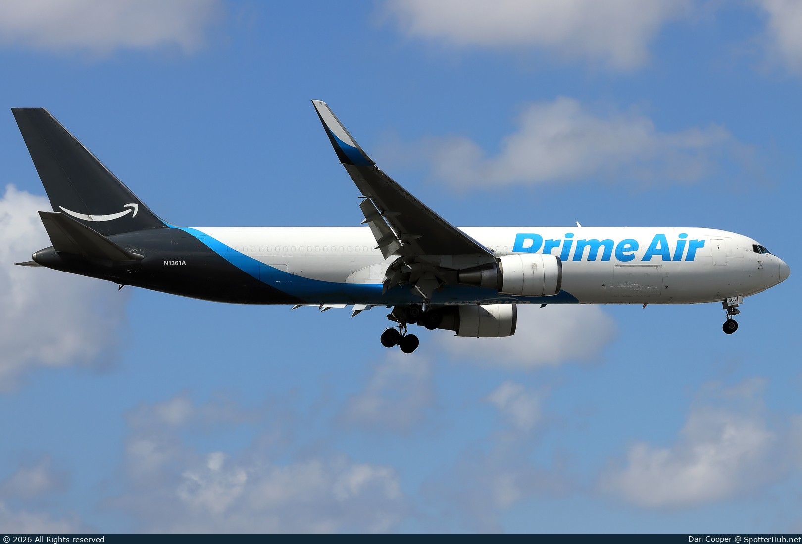 Photo of N1361A - Boeing 767-31B(ER)(BCF) operated by Amazon Prime Air (opb Atlas Air)
