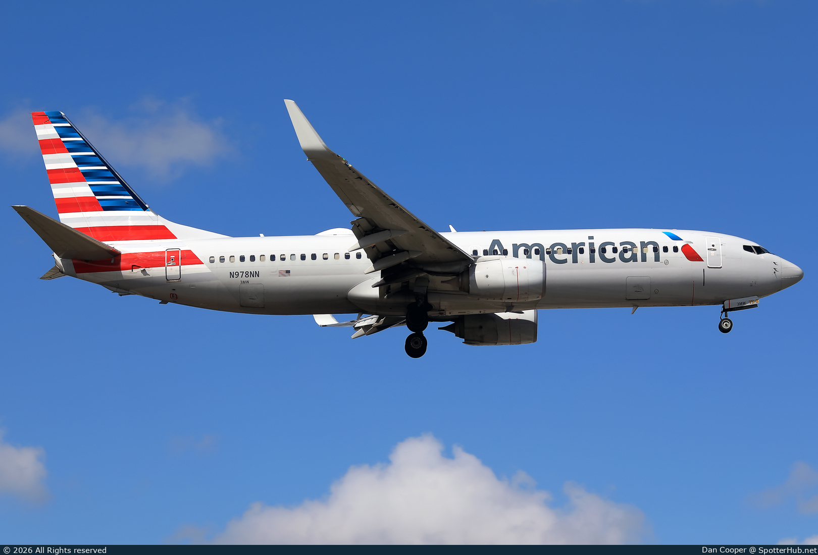 Photo of N978NN - Boeing 737-823 operated by American Airlines
