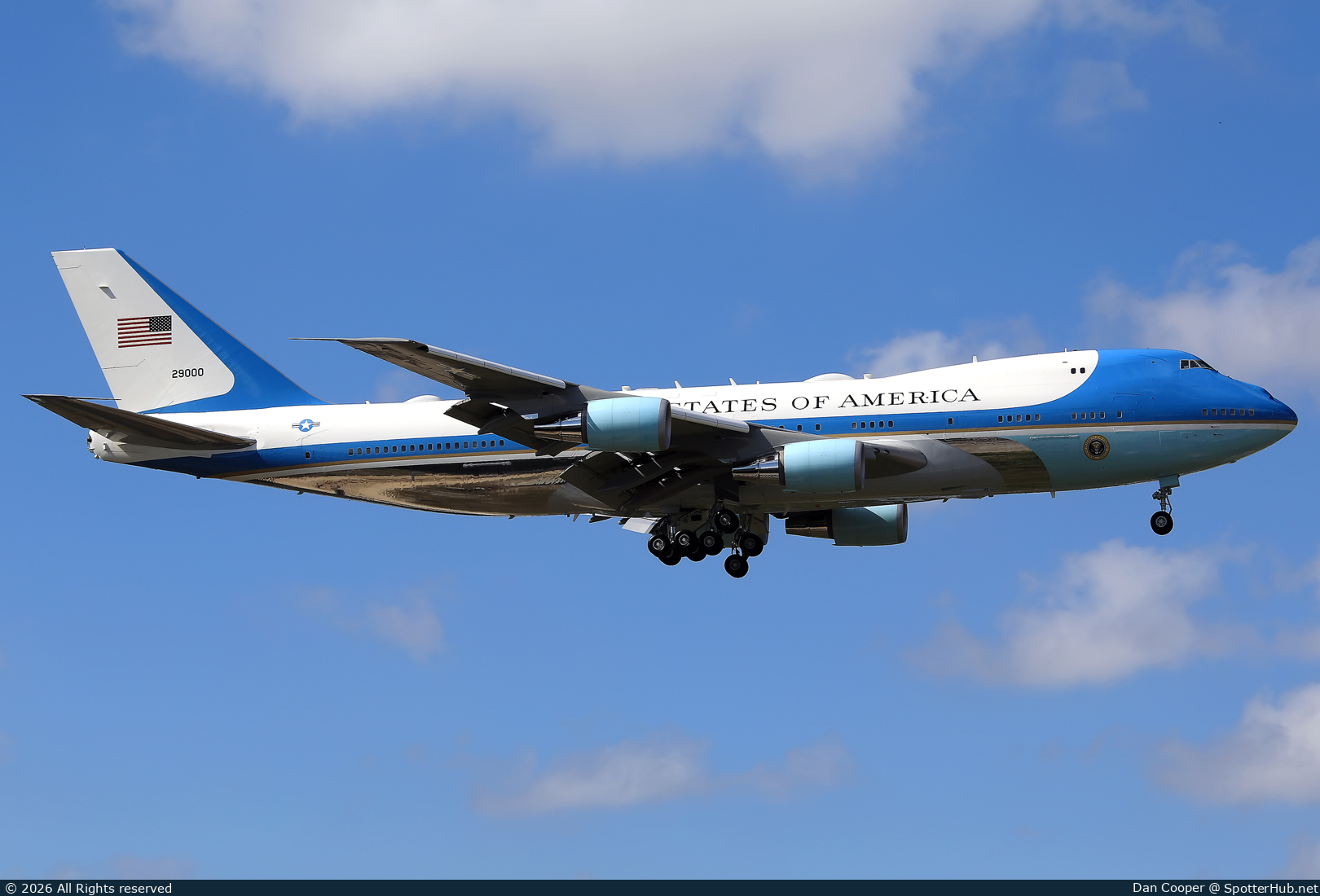 Photo of 92-9000 - Boeing VC-25A operated by US Air Force