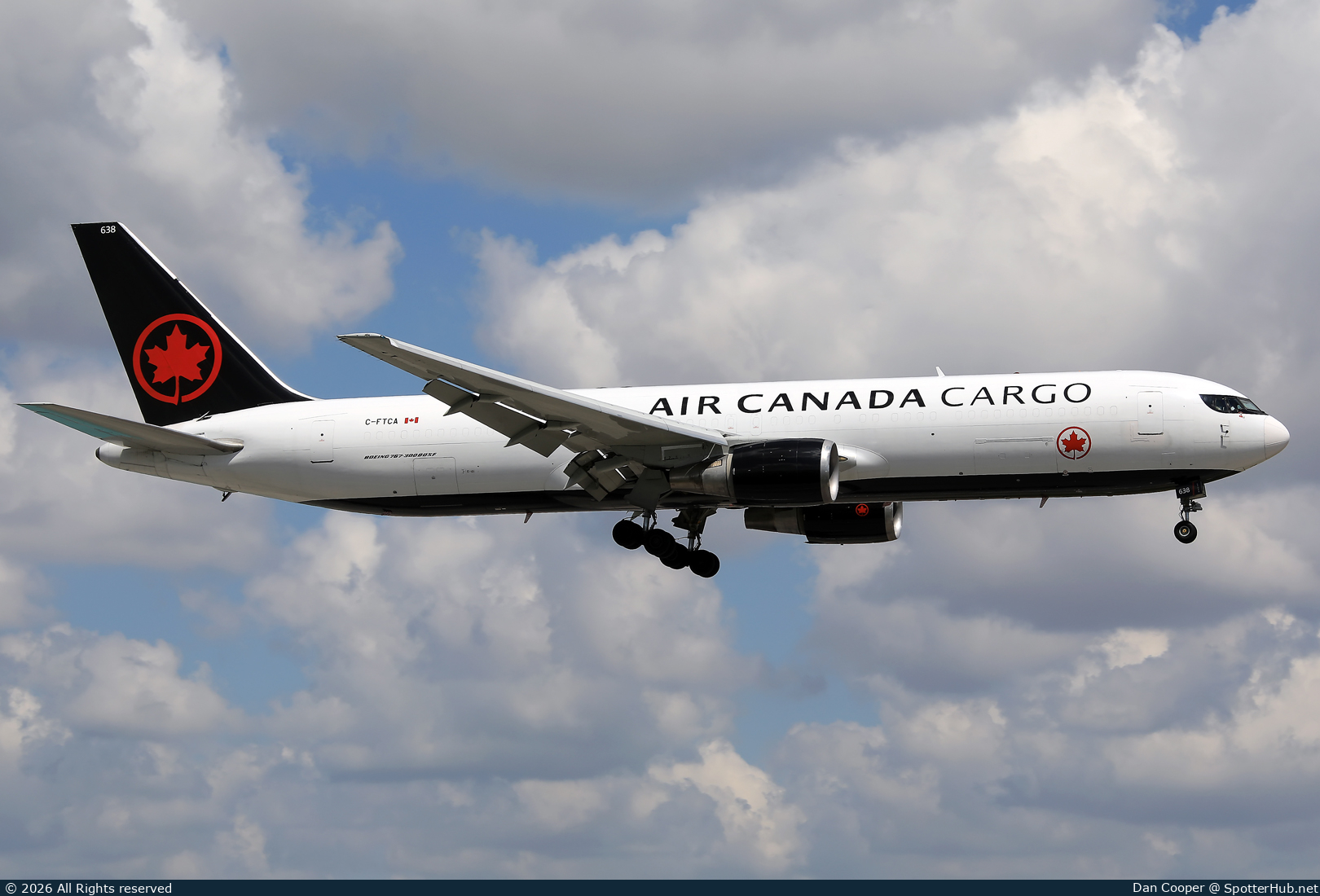 Photo of C-FTCA - Boeing 767-375(ER)(BDSF) operated by Air Canada Cargo