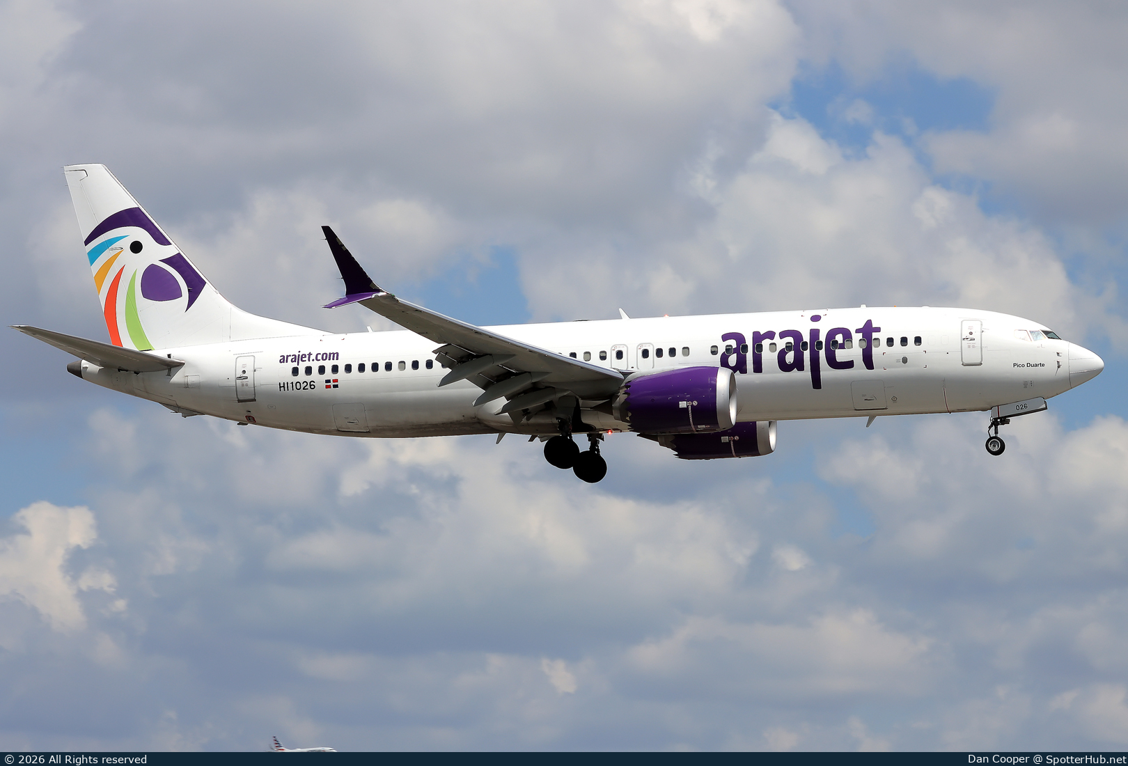 Photo of HI1026 - Boeing 737 MAX 8 operated by Arajet