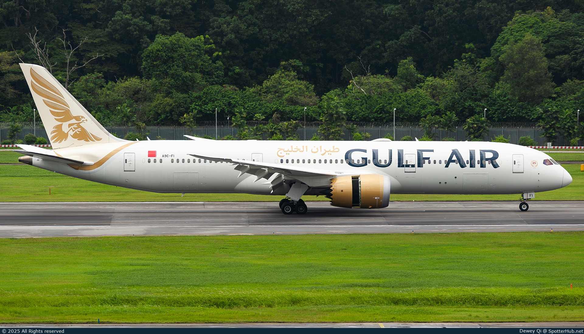 Photo of A9C-FI - Boeing 787-9 Dreamliner operated by Gulf Air