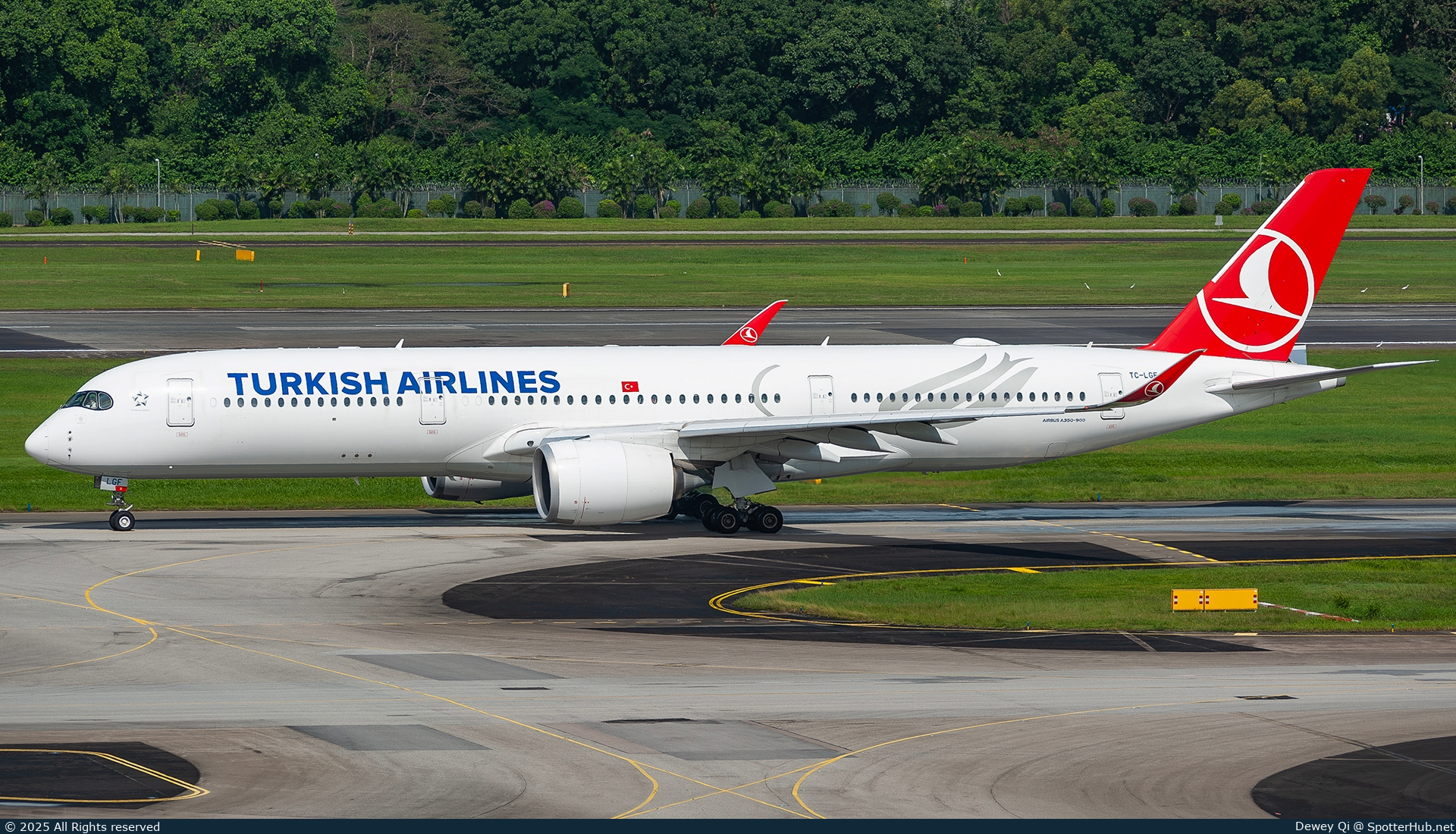 Photo of TC-LGF - Airbus A350-941 operated by Turkish Airlines
