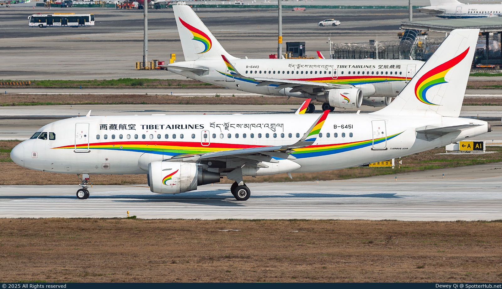 Photo of B-6451 - Airbus A319-115 operated by Tibet Airlines