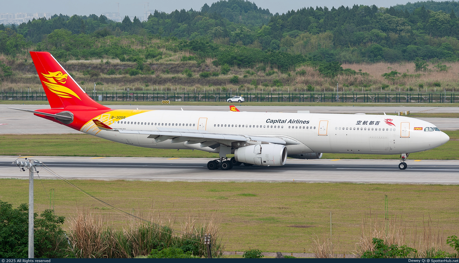 Photo of B-305R - Airbus A330-343 operated by Capital Airlines