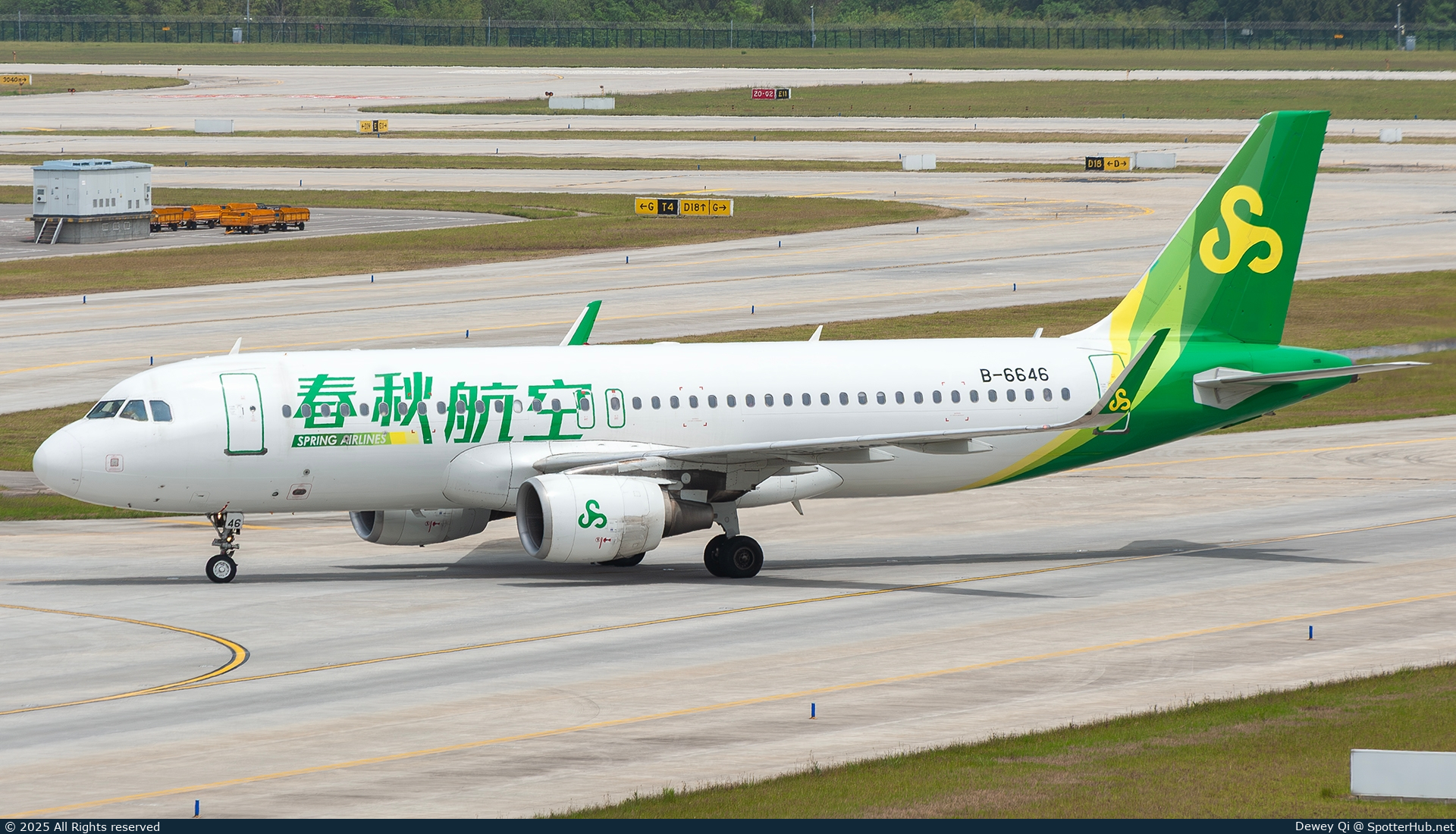 Photo of B-6646 - Airbus A320-214 operated by Spring Airlines
