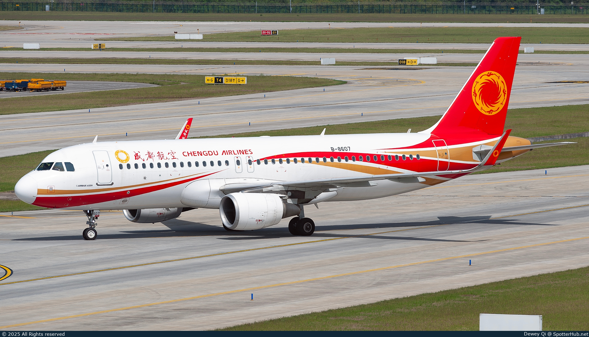 Photo of B-8607 - Airbus A320-214 operated by Chengdu Airlines