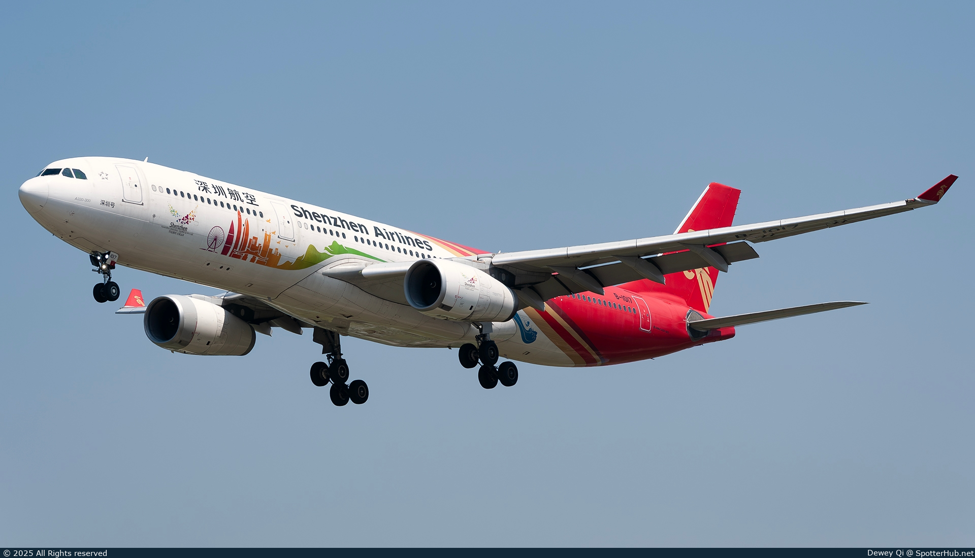 Photo of B-1017 - Airbus A330-343 operated by Shenzhen Airlines