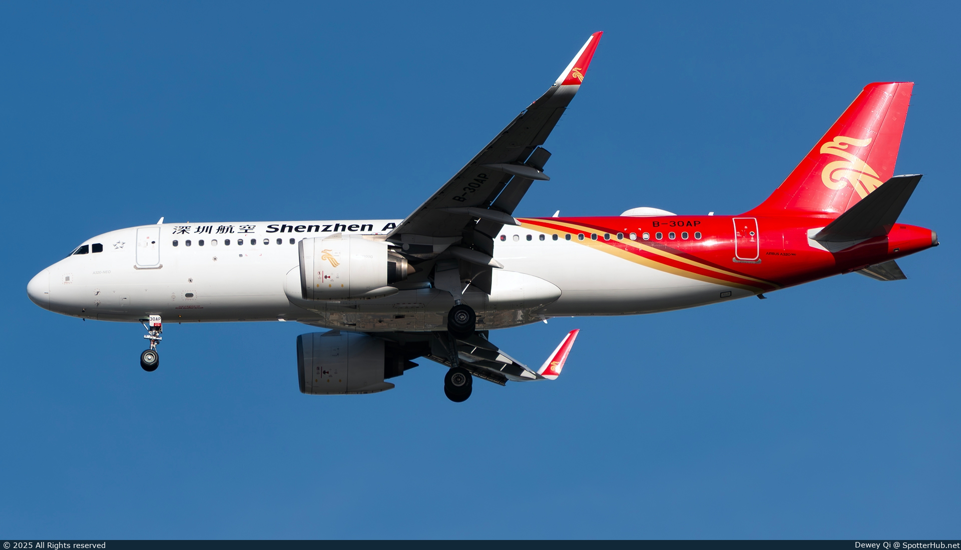 Photo of B-30AP - Airbus A320-271N operated by Shenzhen Airlines
