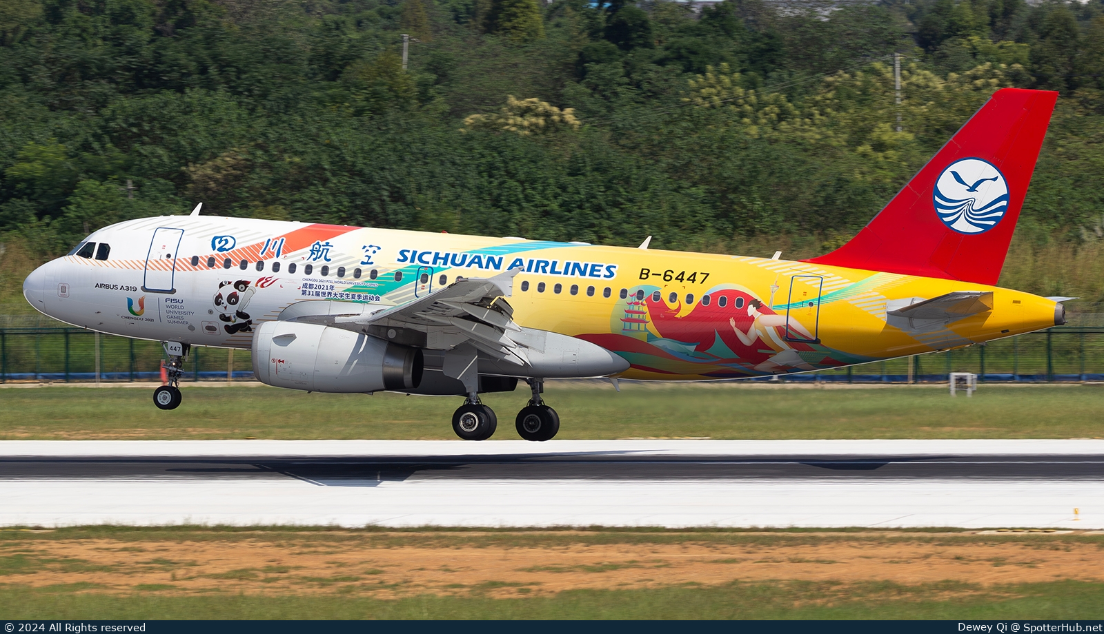 Photo of B-6447 - Airbus A319-133 operated by Sichuan Airlines