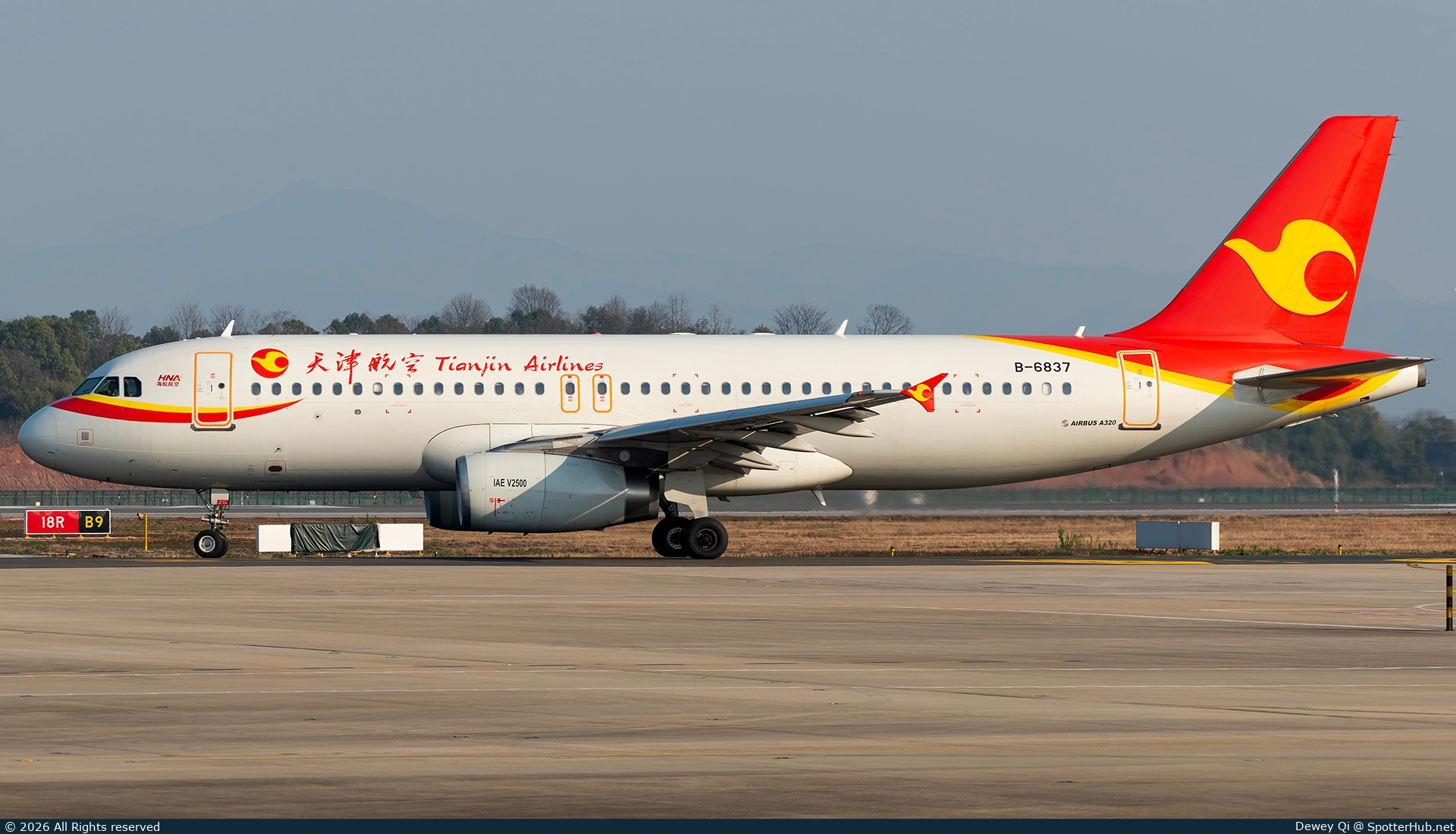 Photo of B-6837 - Airbus A320-232 operated by Tianjin Airlines