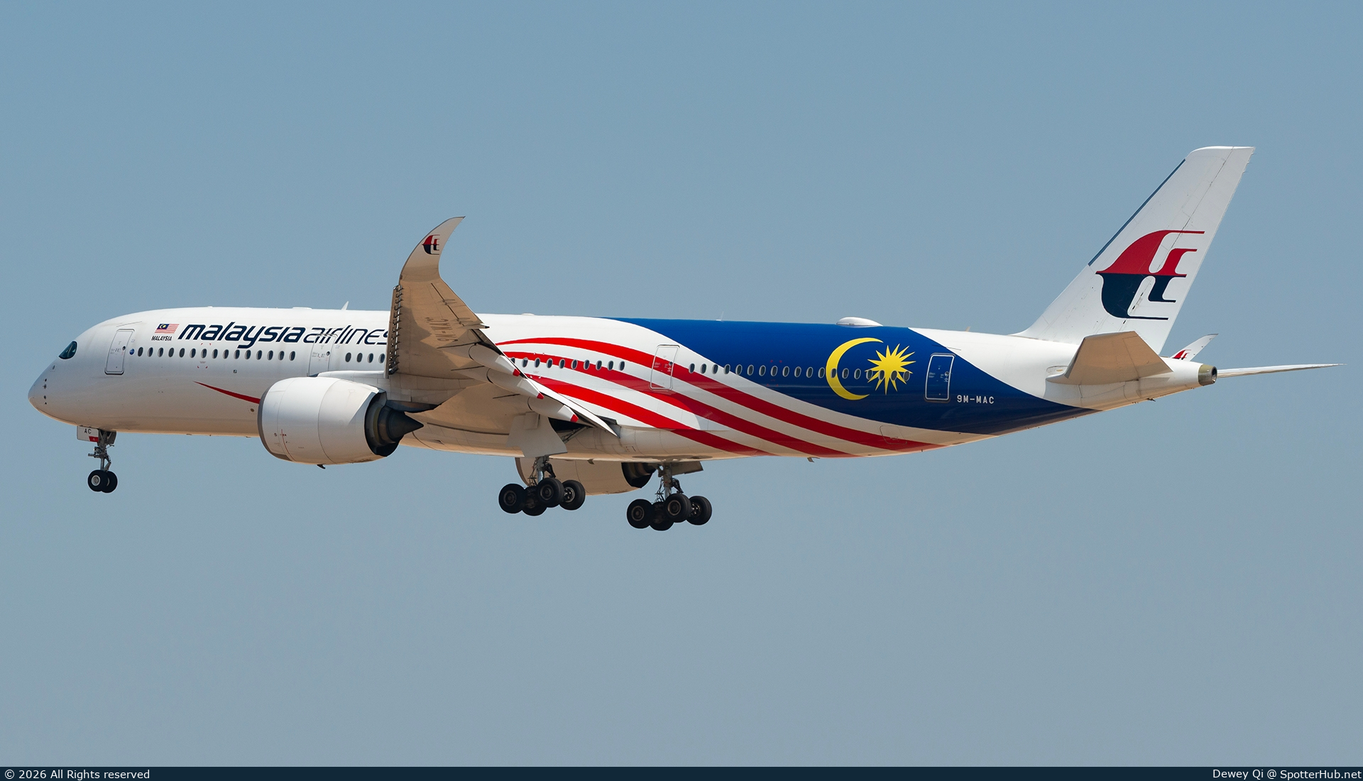 Photo of 9M-MAC - Airbus A350-941 operated by Malaysia Airlines