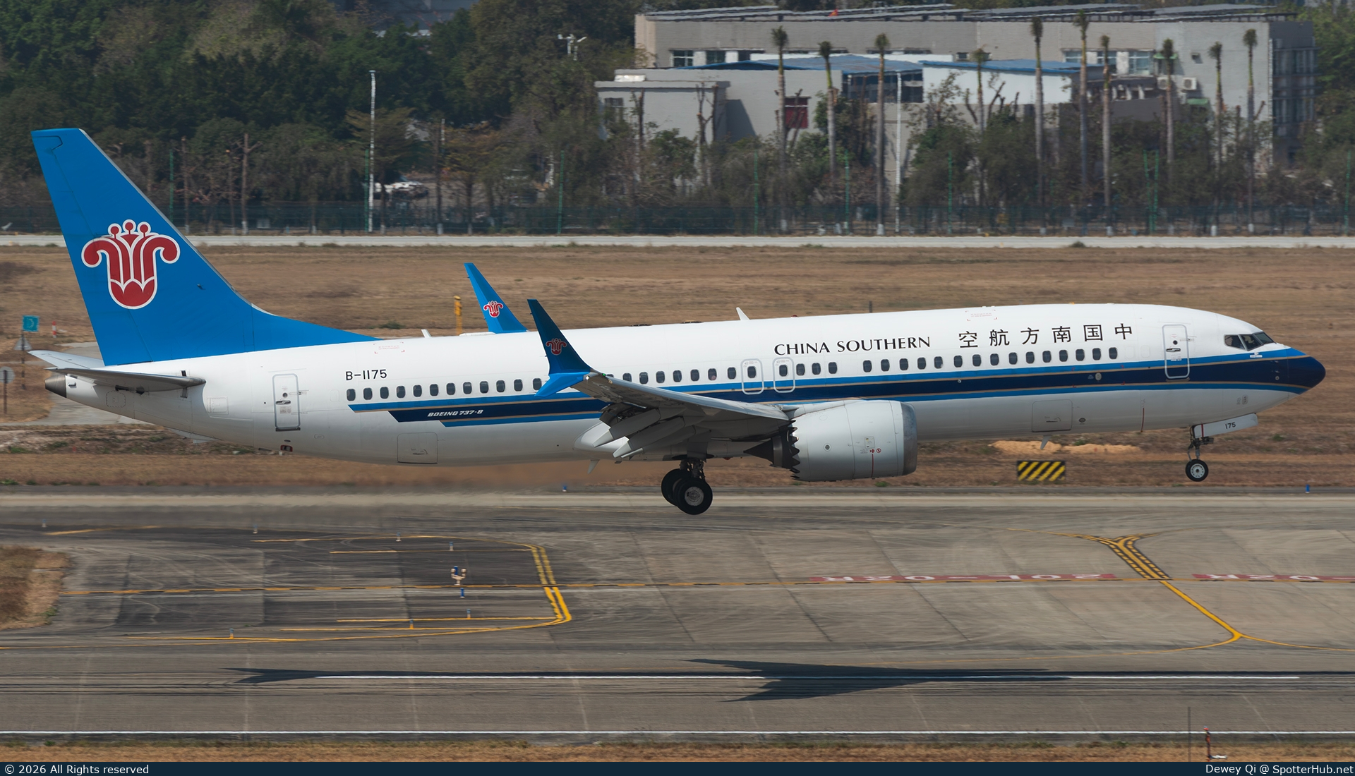 Photo of B-1175 - Boeing 737 MAX 8 operated by China Southern Airlines