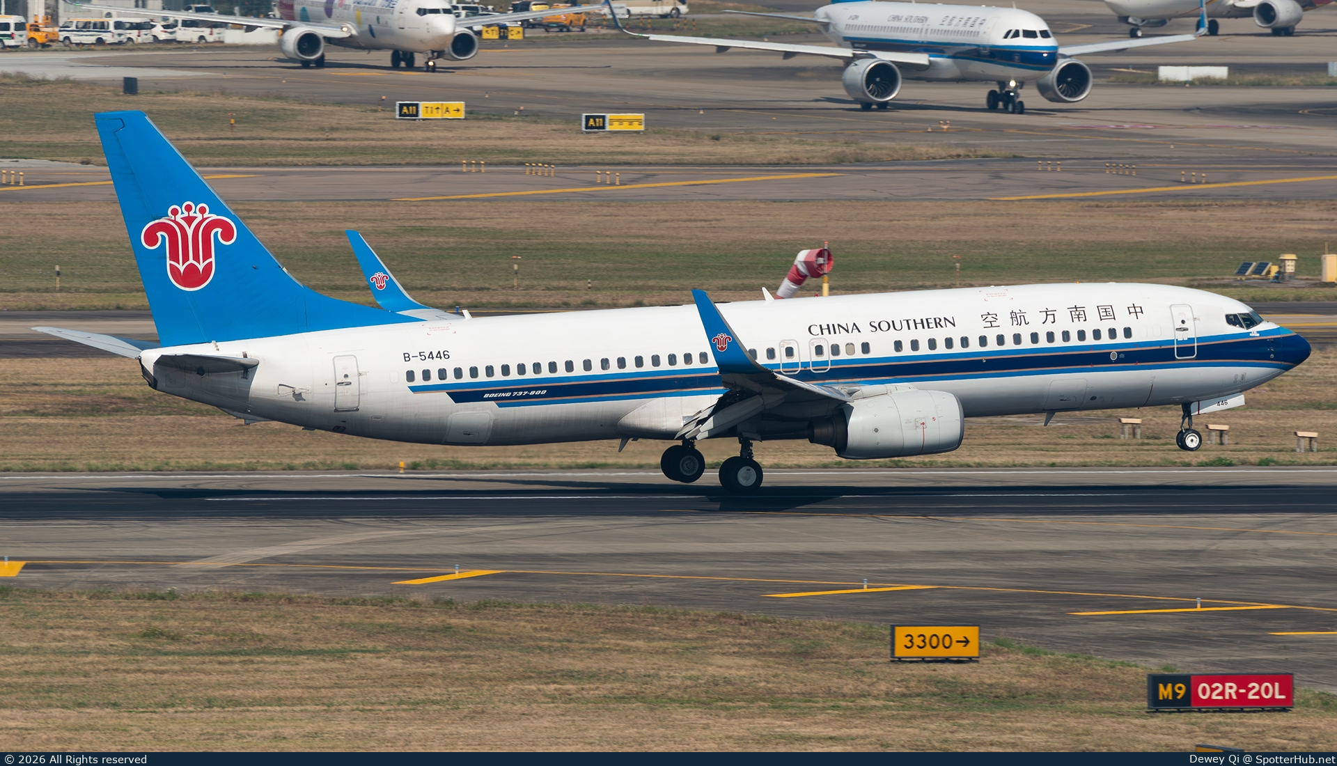Photo of B-5446 - Boeing 737-81B operated by China Southern Airlines