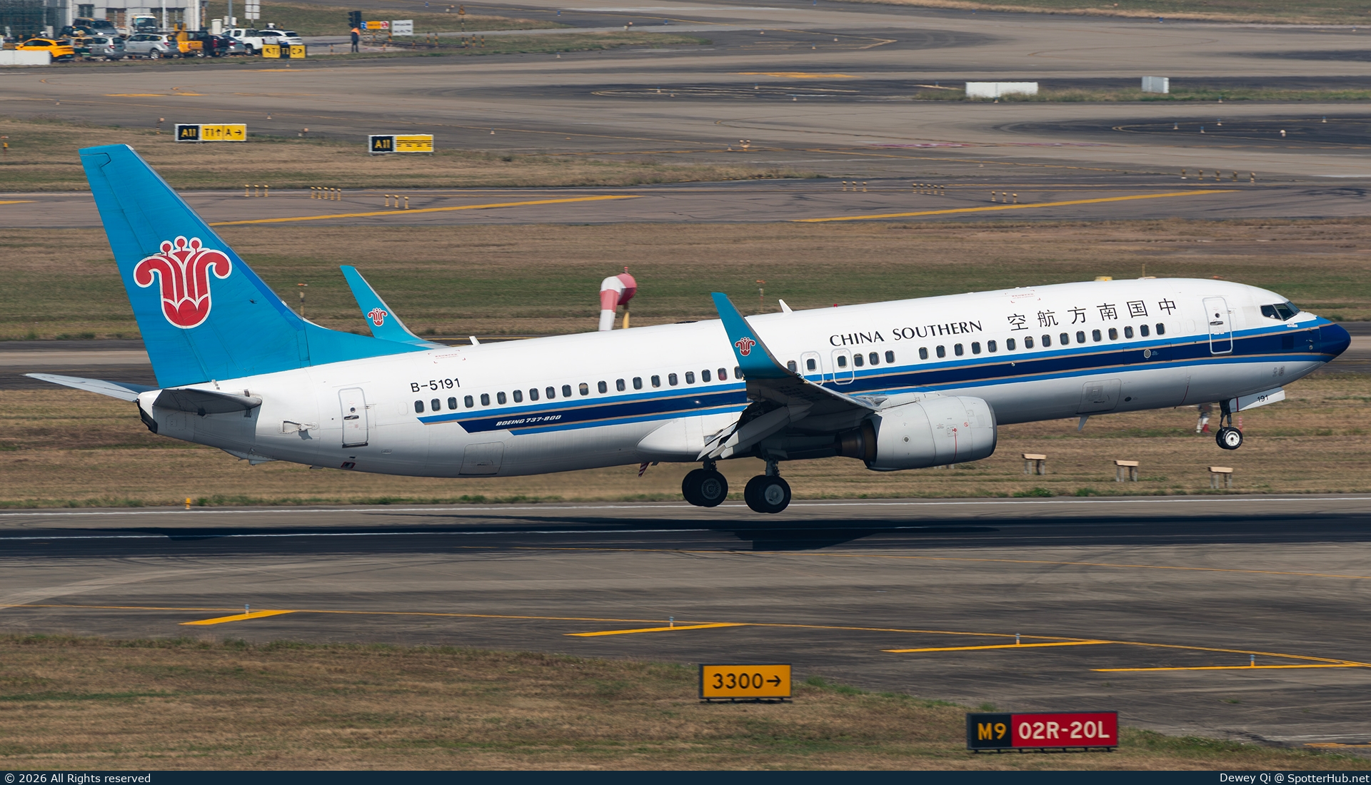 Photo of B-5191 - Boeing 737-81B operated by China Southern Airlines