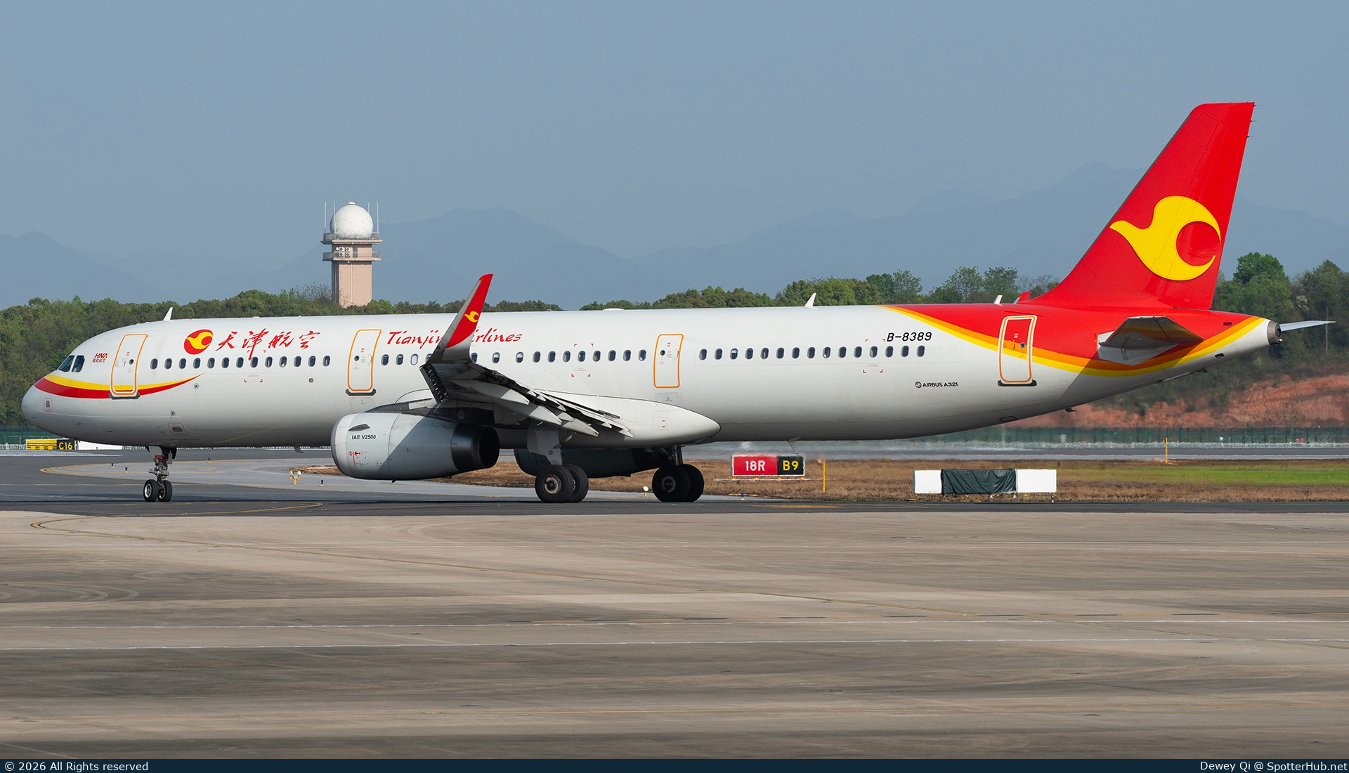 Photo of B-8389 - Airbus A321-231 operated by Tianjin Airlines