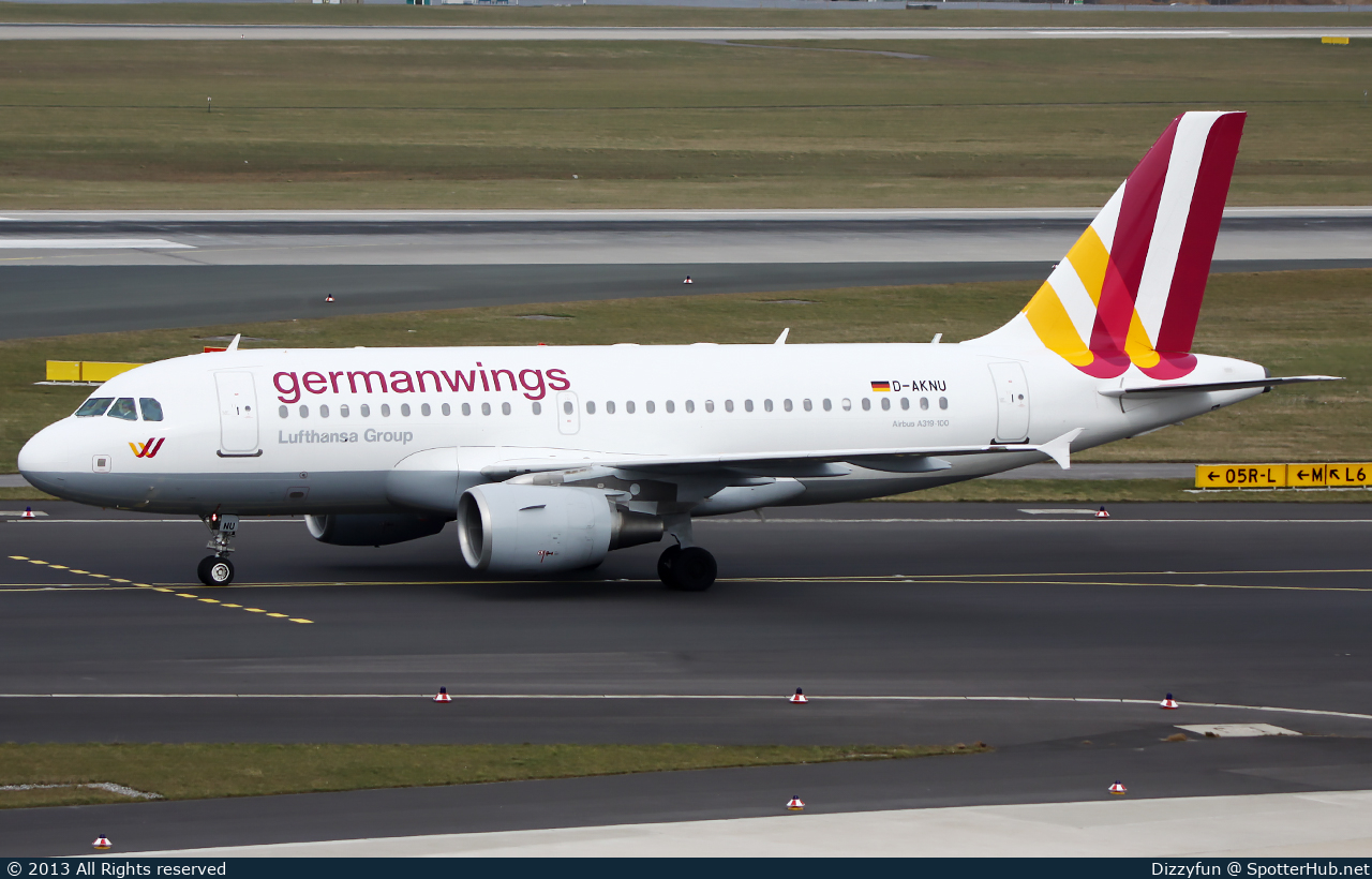 Photo of D-AKNU - Airbus A319-112 operated by Germanwings