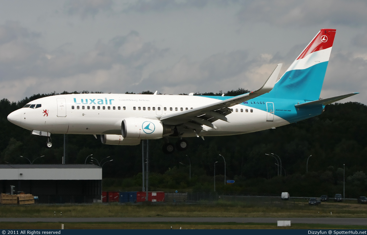 Photo of LX-LGS - Boeing 737-7C9 operated by Luxair