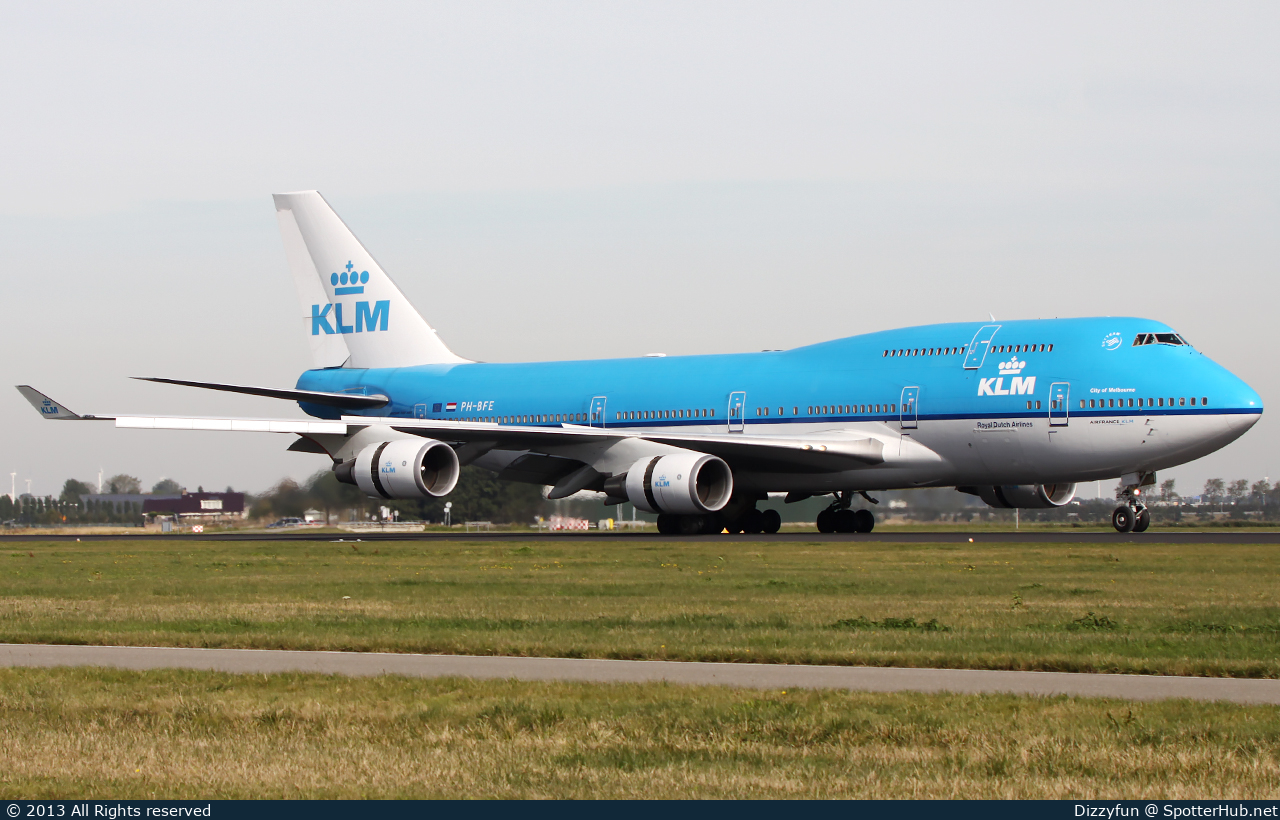 Photo of PH-BFE - Boeing 747-406(M) operated by KLM Royal Dutch Airlines