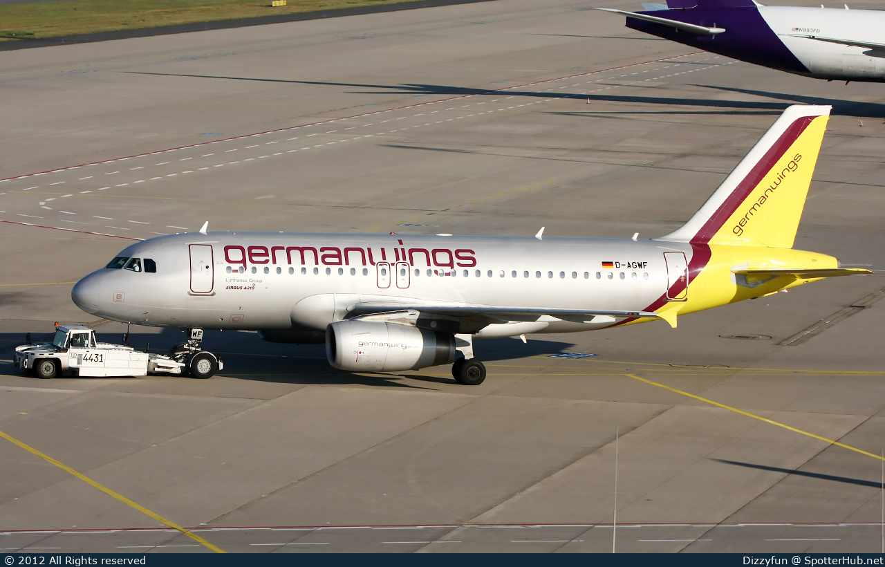 Photo of D-AGWF - Airbus A319-132 operated by Germanwings