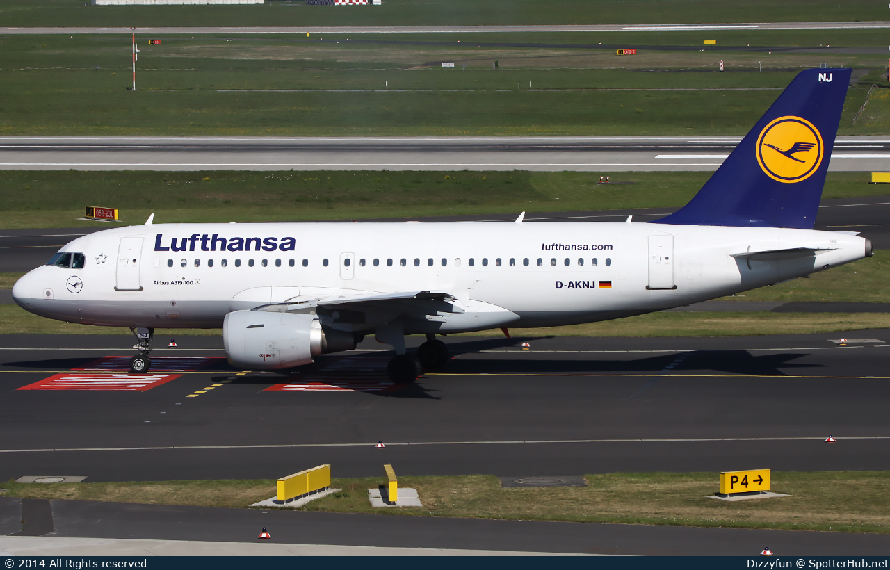 Photo of D-AKNJ - Airbus A319-112 operated by Lufthansa