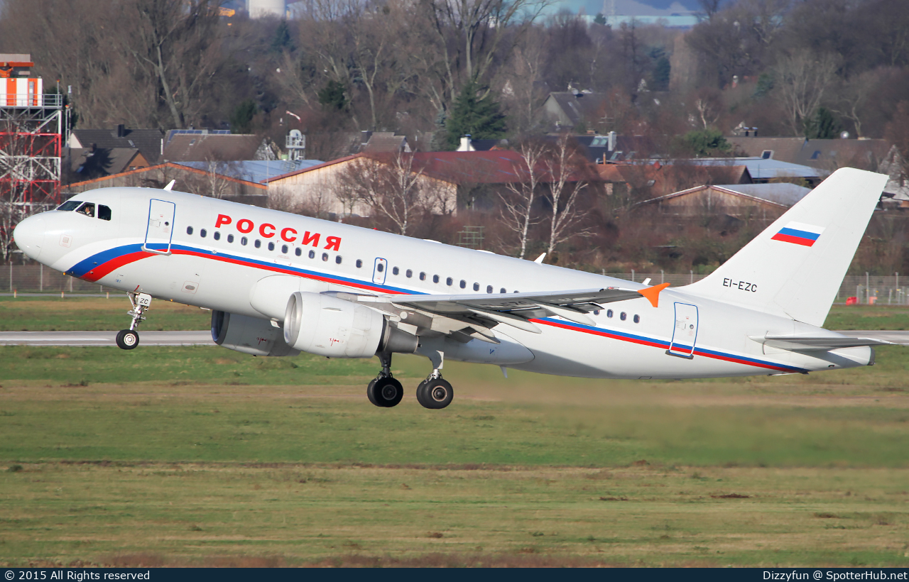 Photo of EI-EZC - Airbus A319-112 operated by Rossiya Airlines