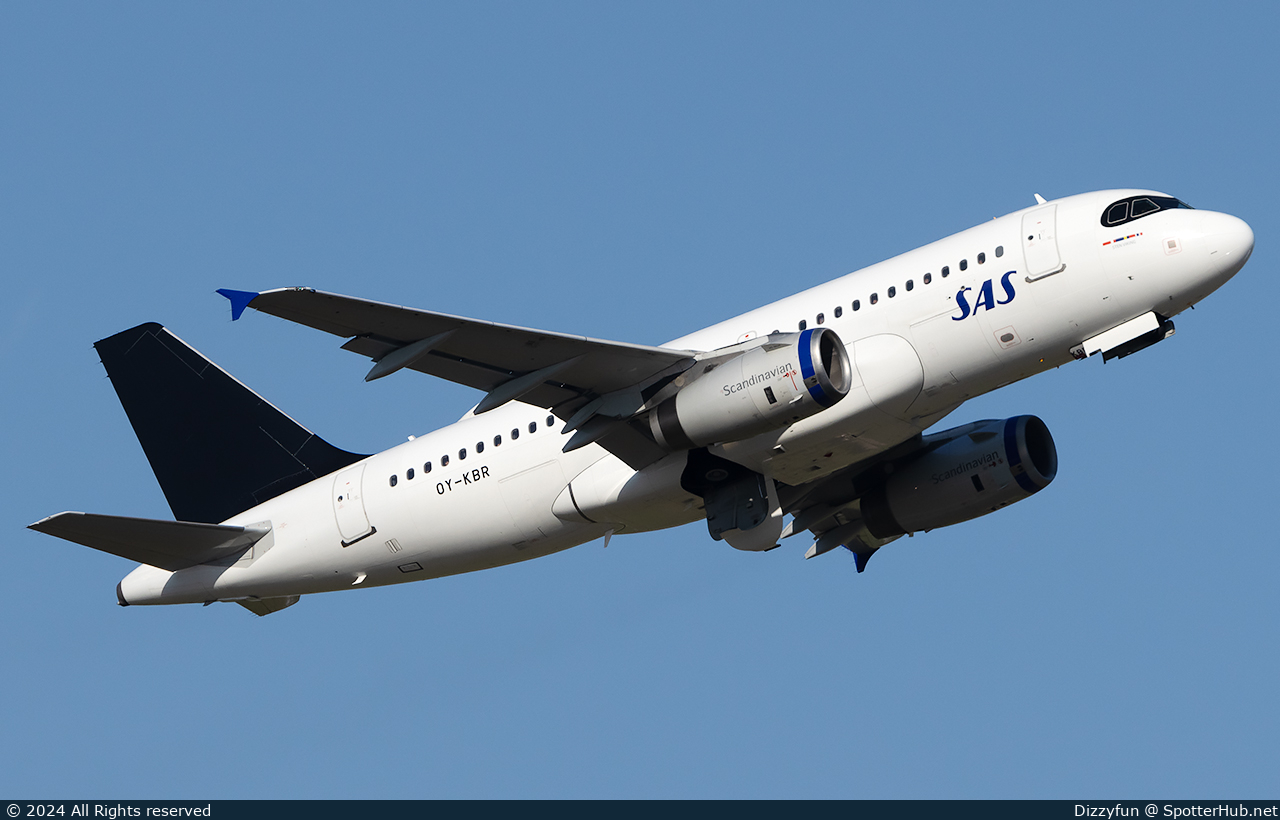 Photo of OY-KBR - Airbus A319-131 operated by SAS Scandinavian Airlines