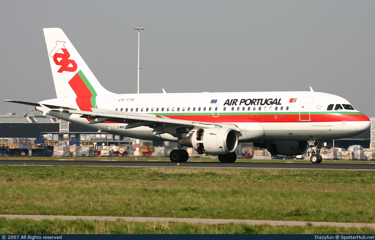 Photo of CS-TTE - Airbus A319-111 operated by TAP Air Portugal