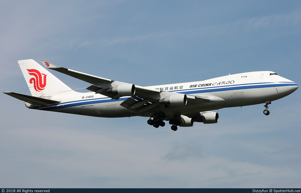 Photo of B-2409 - Boeing 747-412F operated by Air China Cargo