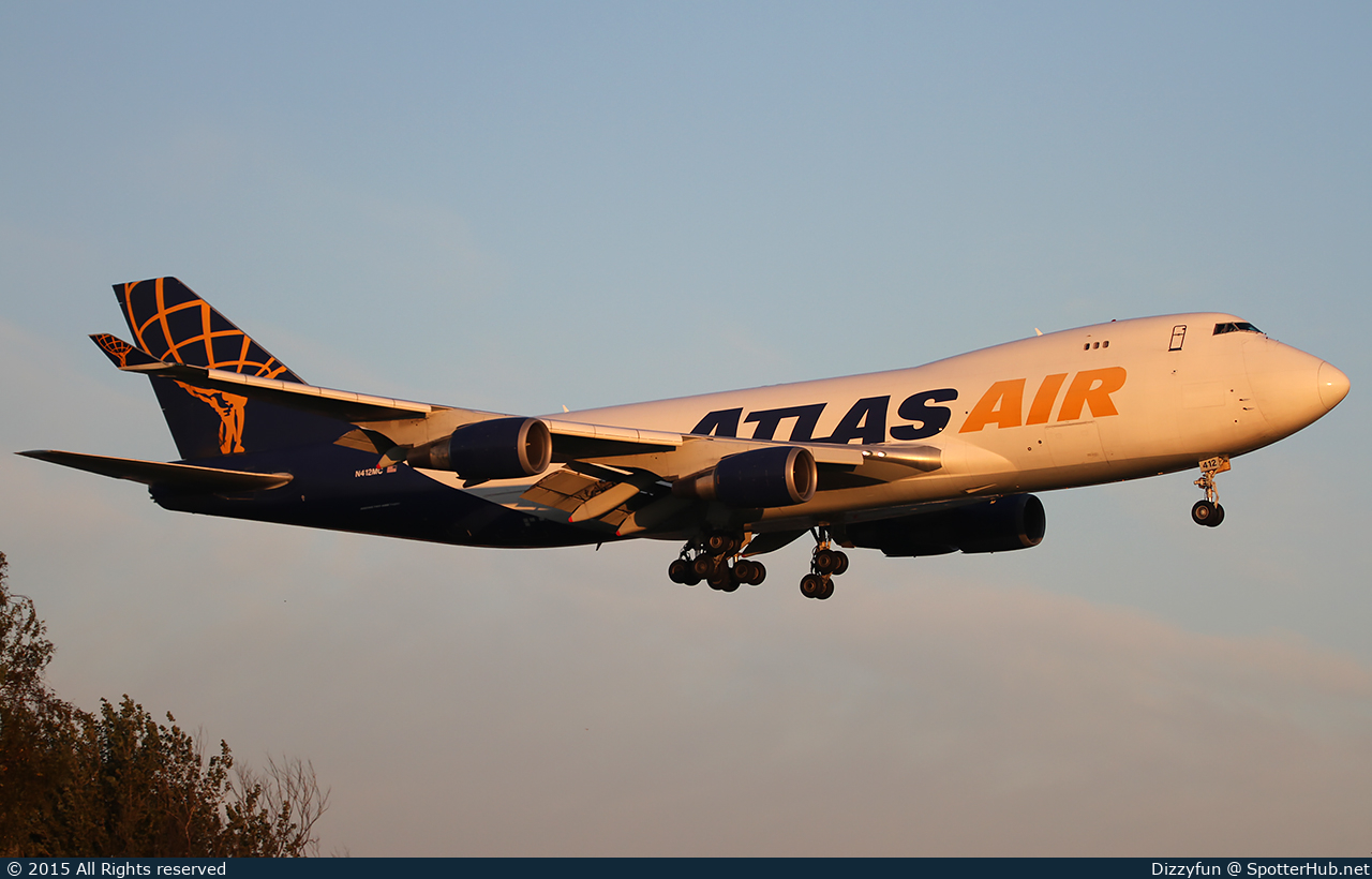 Photo of N412MC - Boeing 747-47UF operated by Atlas Air