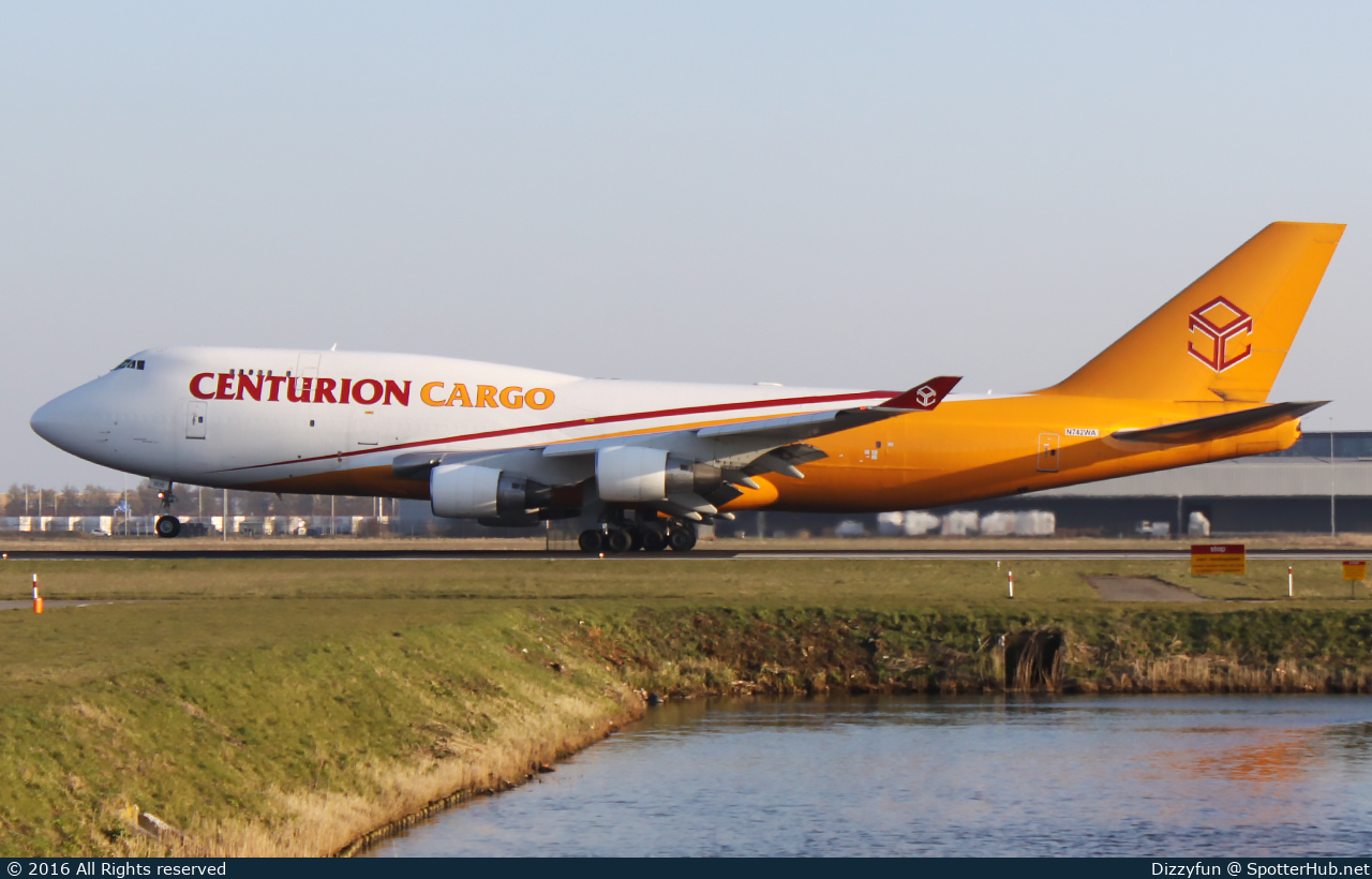 Photo of N742WA - Boeing 747-412(BDSF) operated by Centurion Air Cargo
