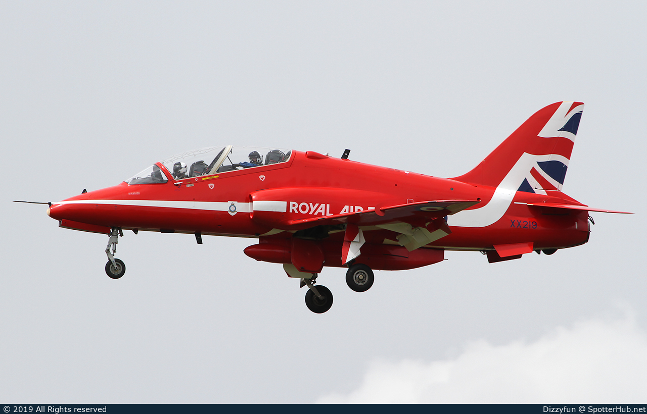 Photo of XX219 - British Aerospace Hawk T1A operated by Royal Air Force