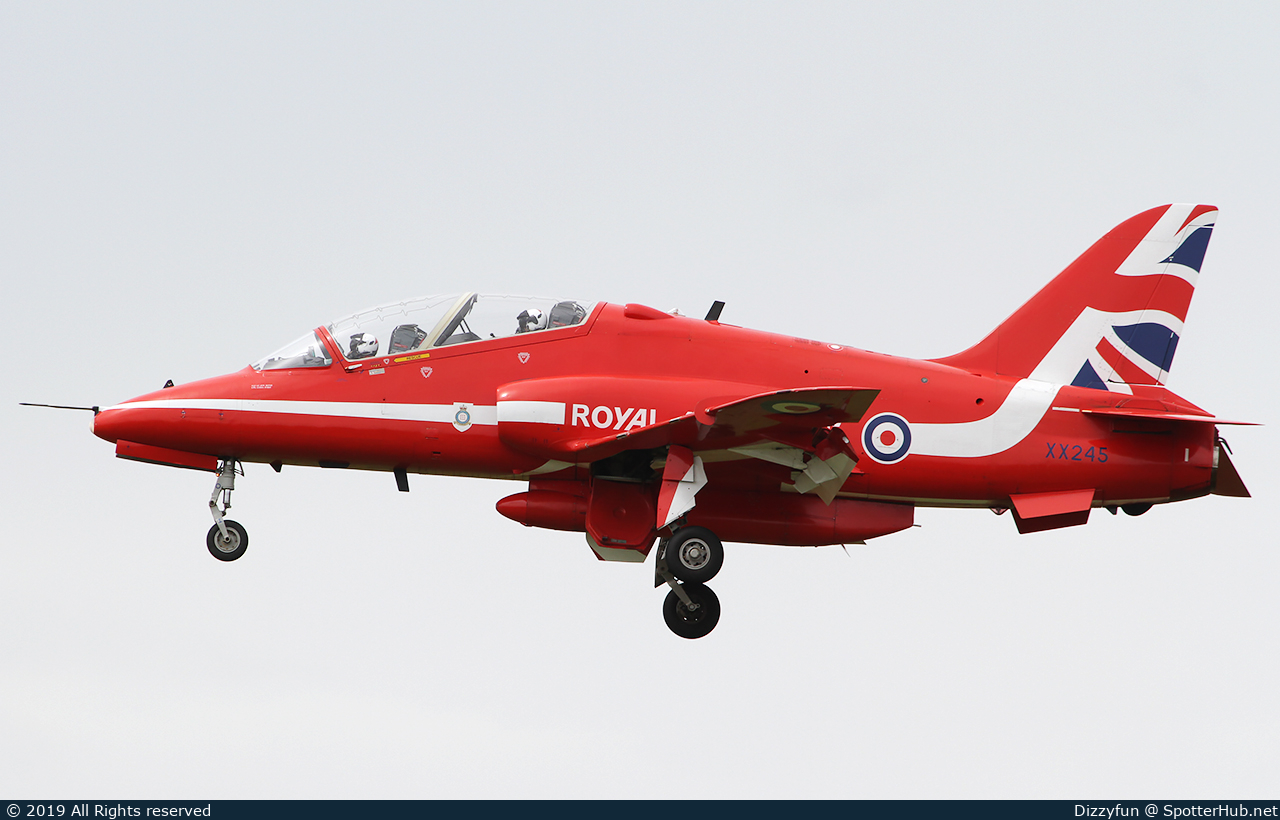 Photo of XX245 - British Aerospace Hawk T1 operated by Royal Air Force