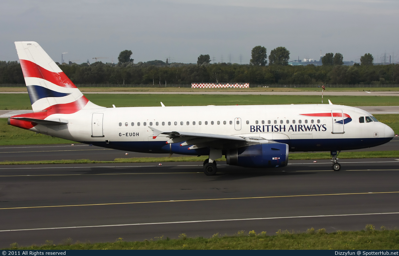 Photo of G-EUOH - Airbus A319-131 operated by British Airways