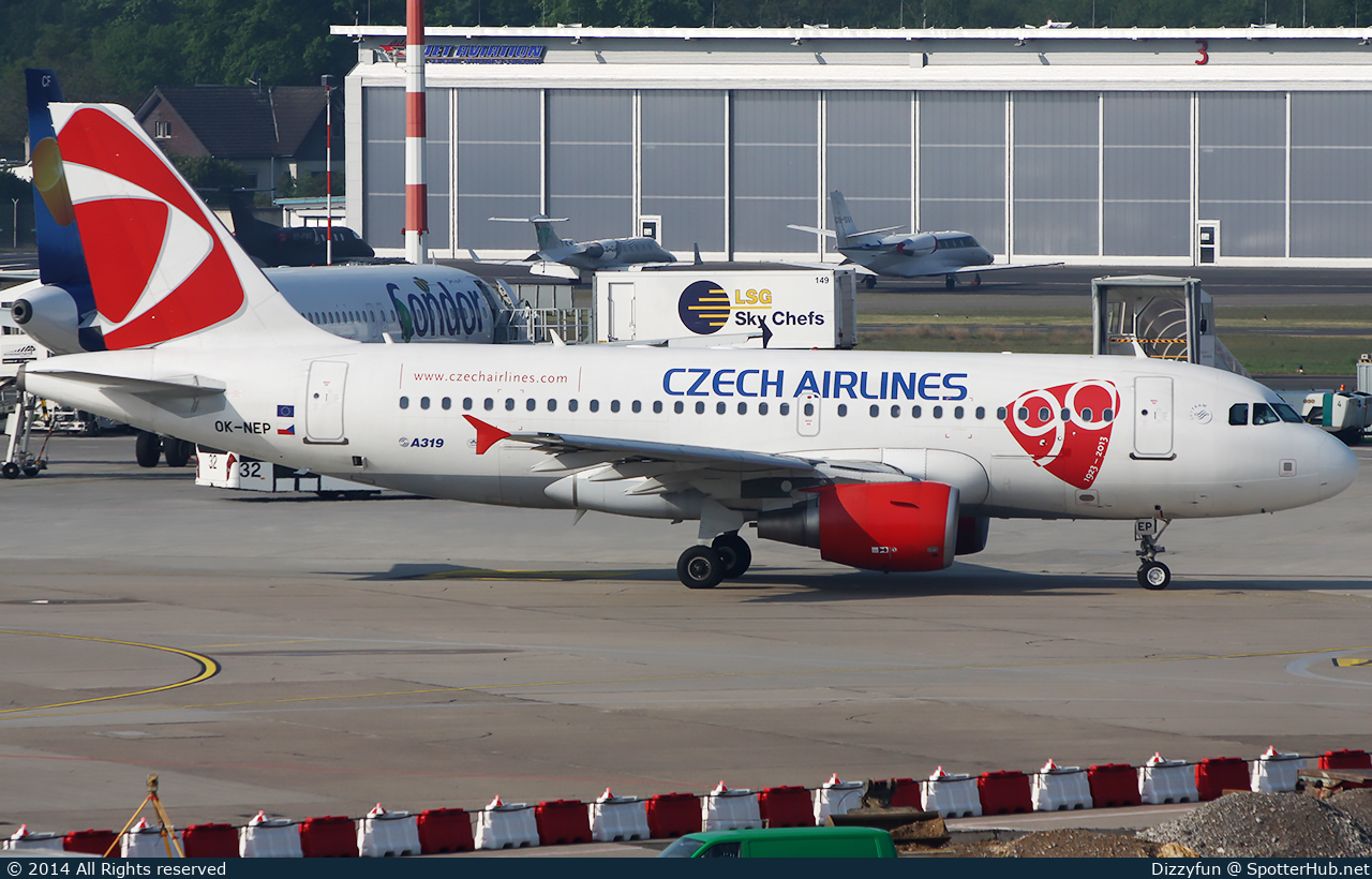 Photo of OK-NEP - Airbus A319-112 operated by CSA Czech Airlines