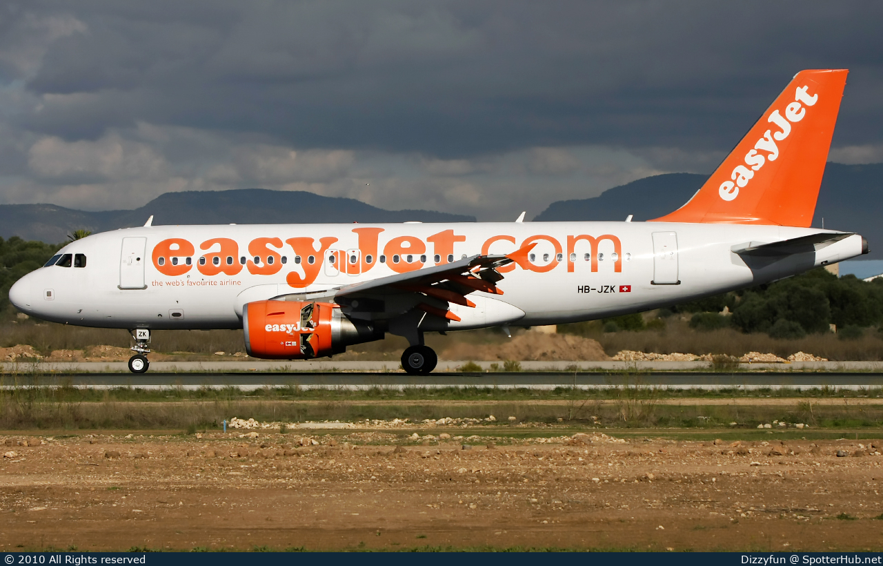 Photo of HB-JZK - Airbus A319-111 operated by easyJet Switzerland