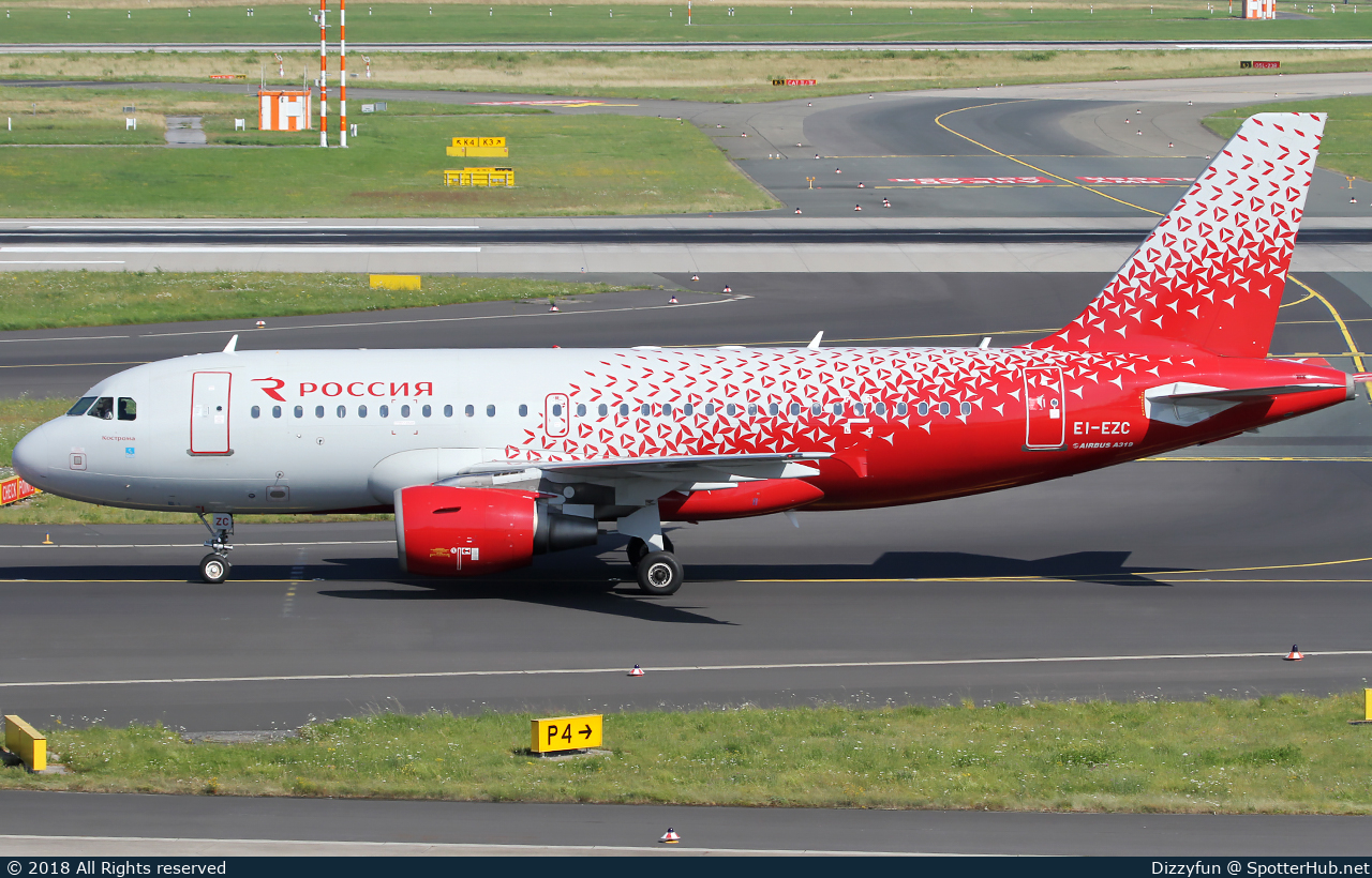 Photo of EI-EZC - Airbus A319-112 operated by Rossiya Airlines